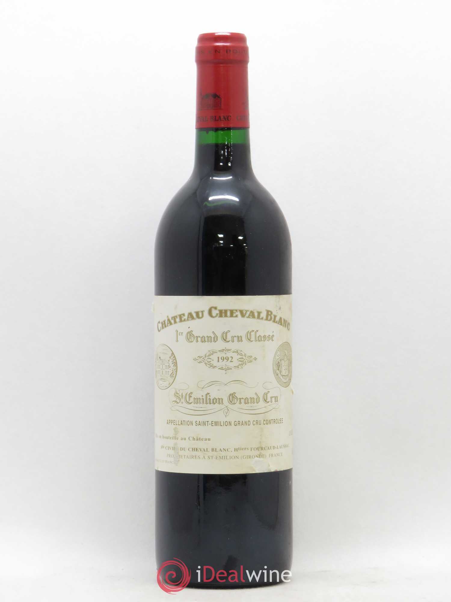 Château Cheval Blanc 1er Grand Cru Classé A 1992 - Lot de 1 bouteille - 0