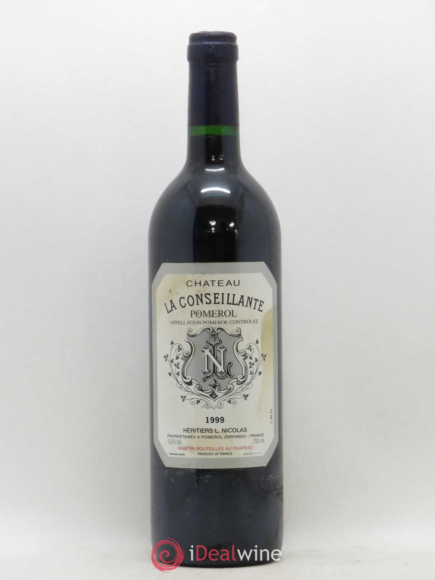 Château la Conseillante 1999 - Lot de 1 bouteille - 0