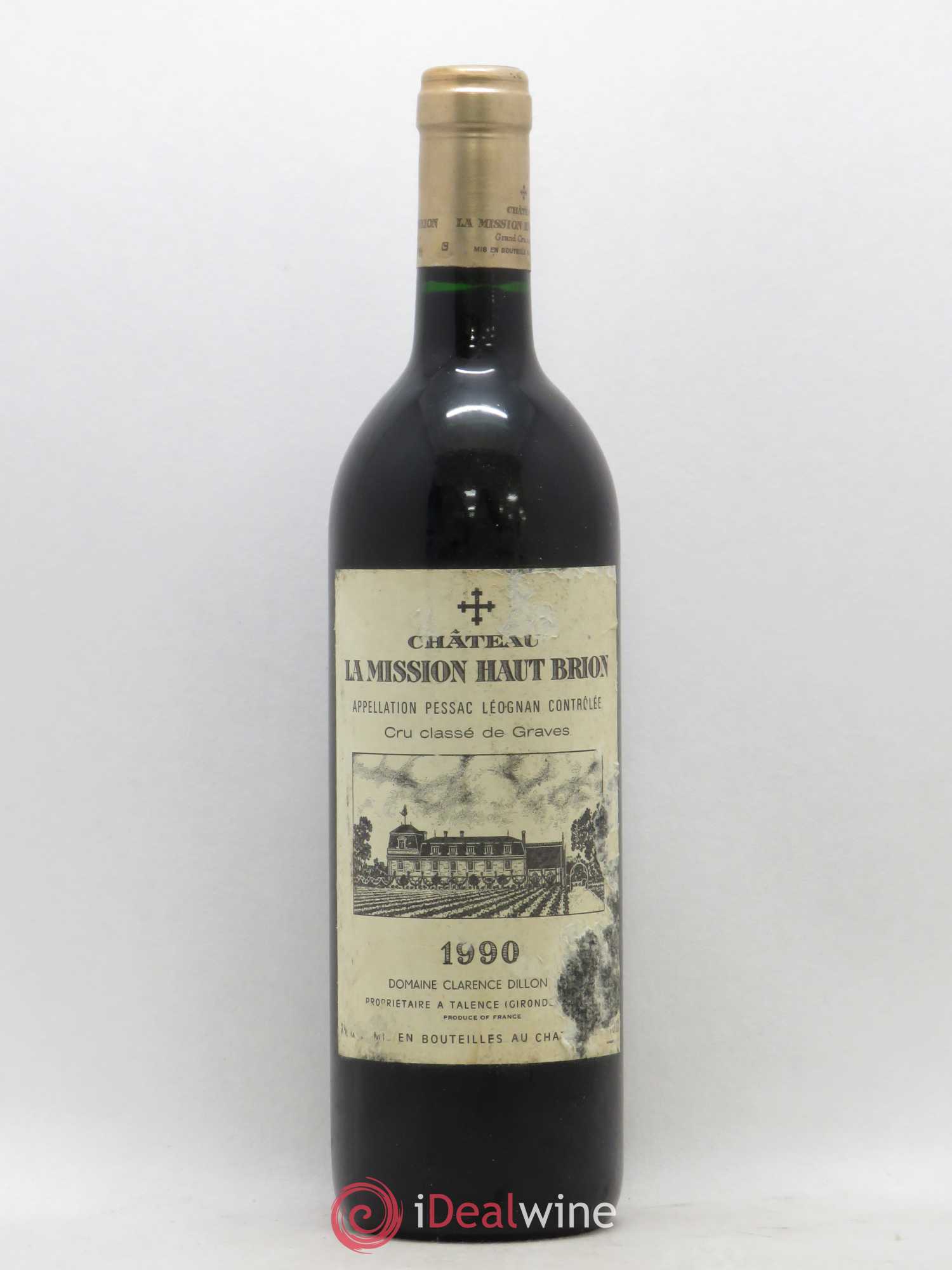 Château la Mission Haut-Brion Cru Classé de Graves 1990 - Lot de 1 bouteille - 0