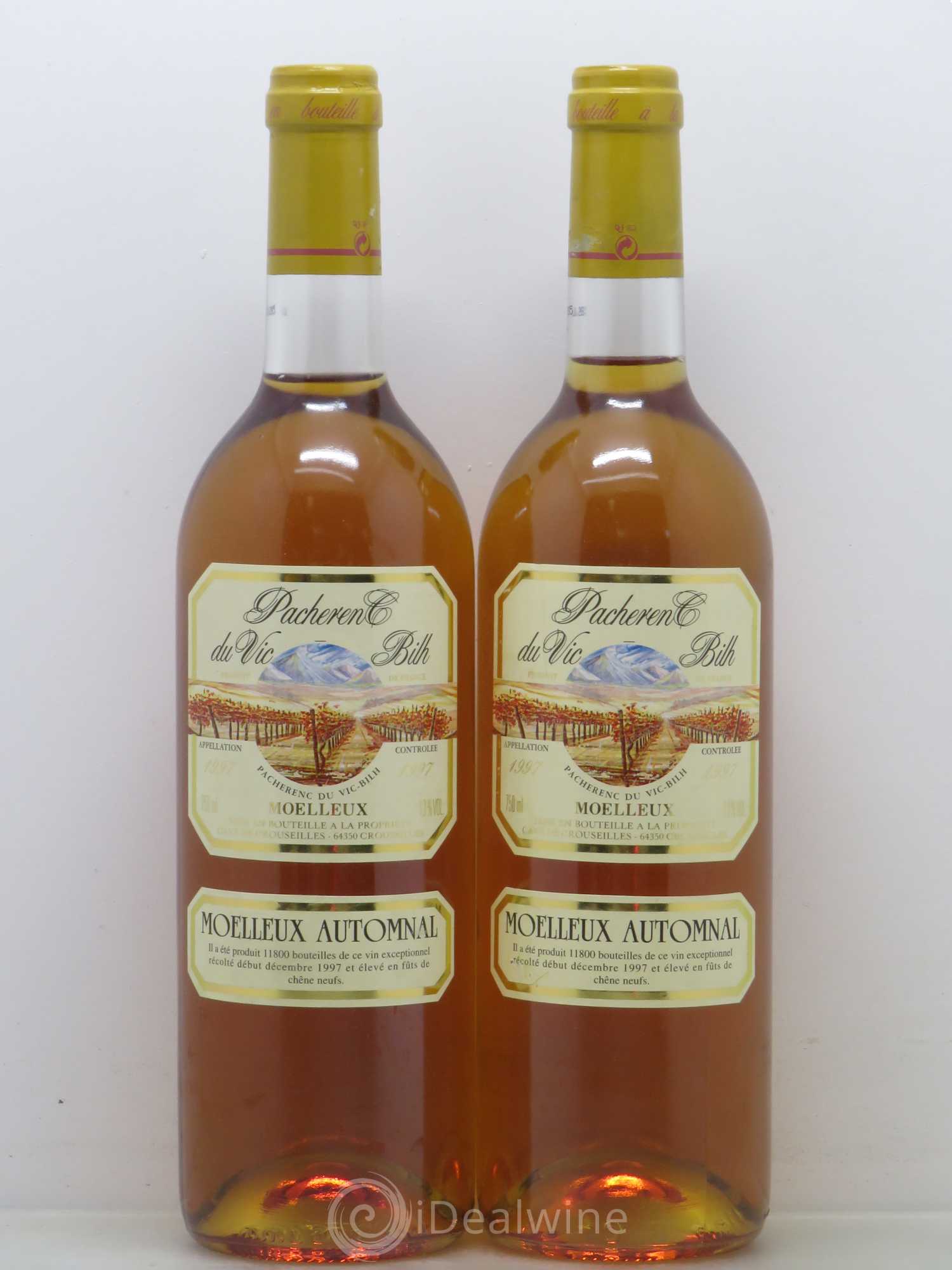Pacherenc du Vic-Bilh Moelleux Automnal Cave de Crouseille 1997 - Lotto di 2 bottiglie - 0