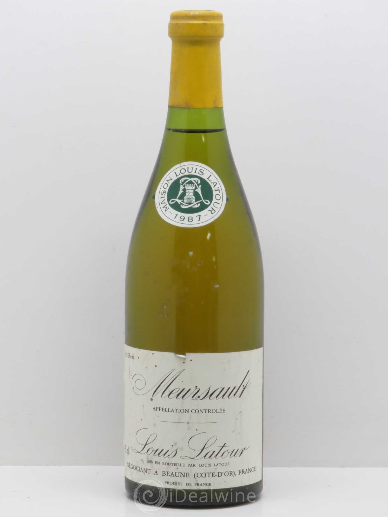 Meursault Louis Latour 1987 - Lot de 1 bouteille - 0