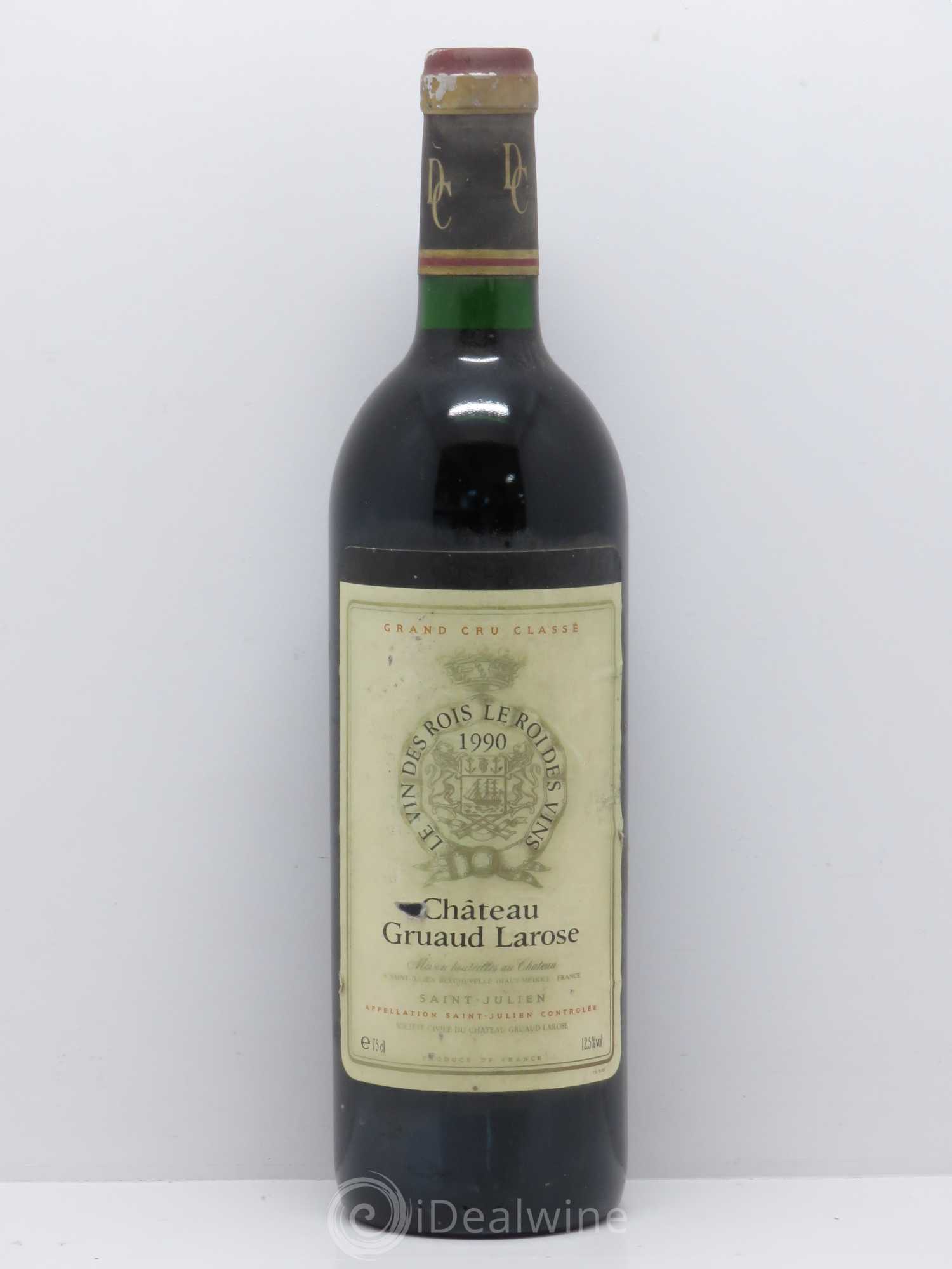 Château Gruaud Larose 2ème Grand Cru Classé 1990 - Lot de 1 bouteille - 0