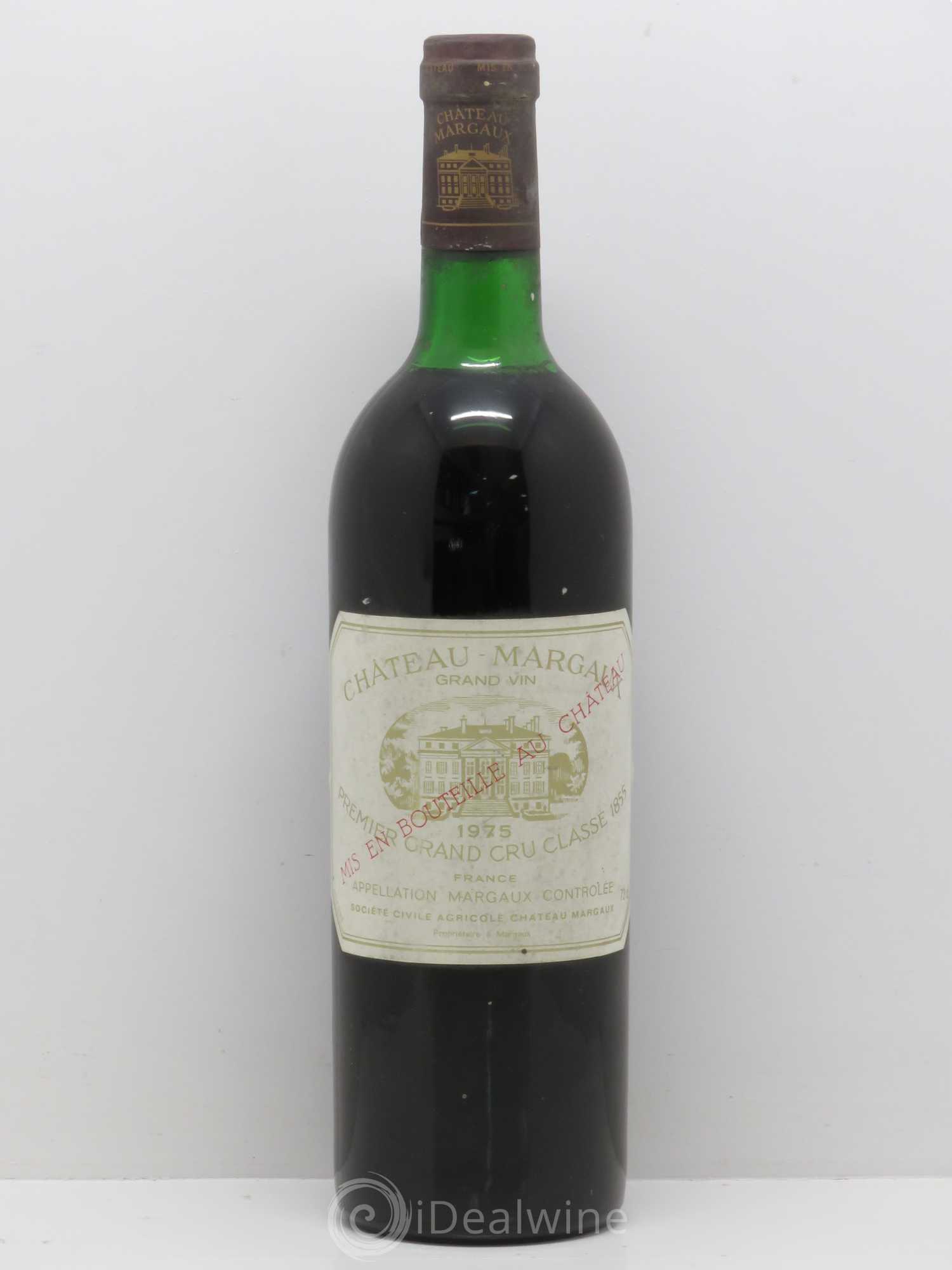 Château Margaux 1er Grand Cru Classé 1975 - Lot de 1 bouteille - 0
