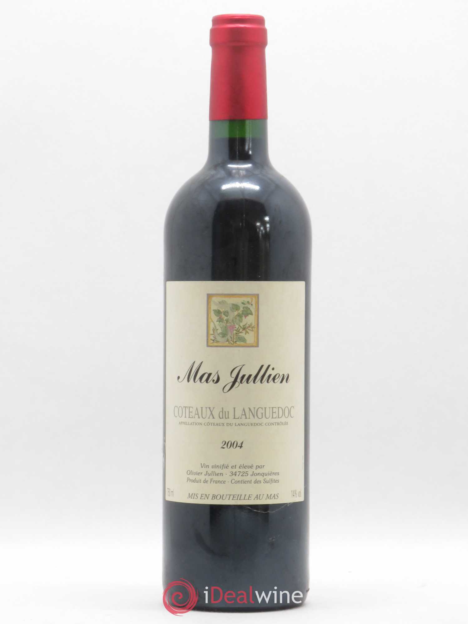 Terrasses du Larzac Mas Jullien Olivier Jullien 2004 - Lot de 1 bouteille - 0