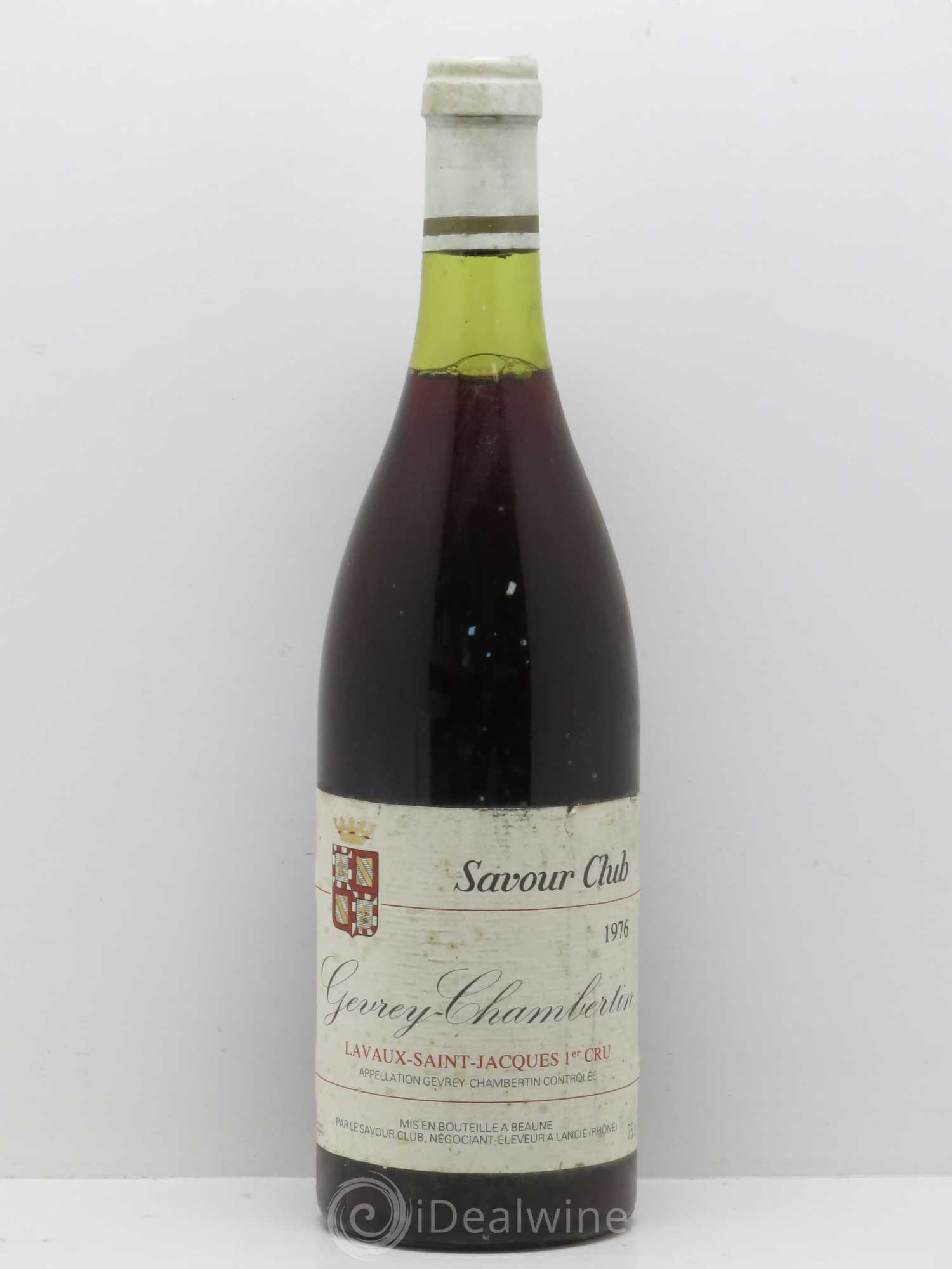 Gevrey-Chambertin Lavaux St Jacques Savour Club 1976 - Posten von 1 Flasche - 0