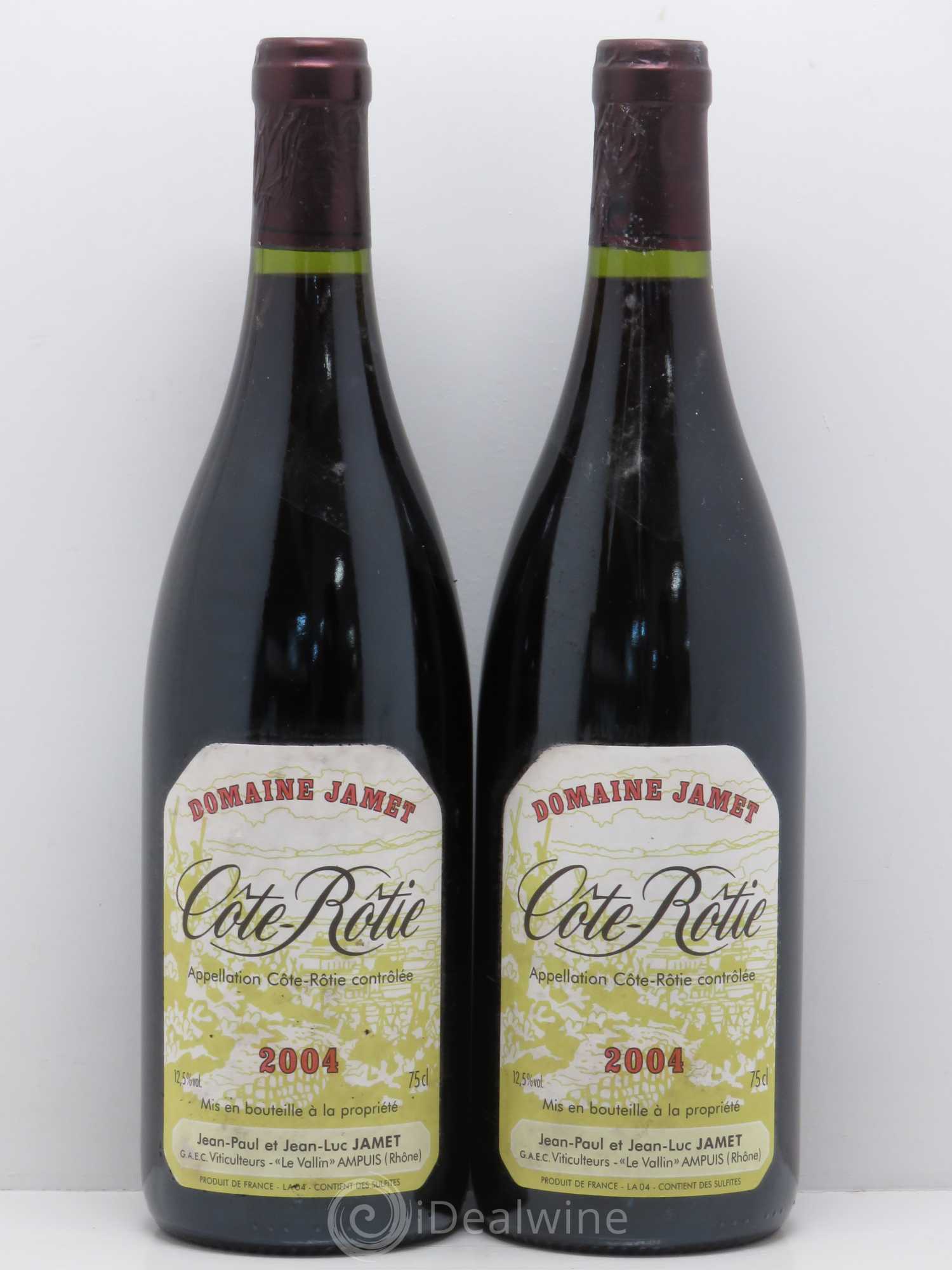 Côte-Rôtie Jamet (Domaine) 2004 - Lot de 2 bouteilles - 0