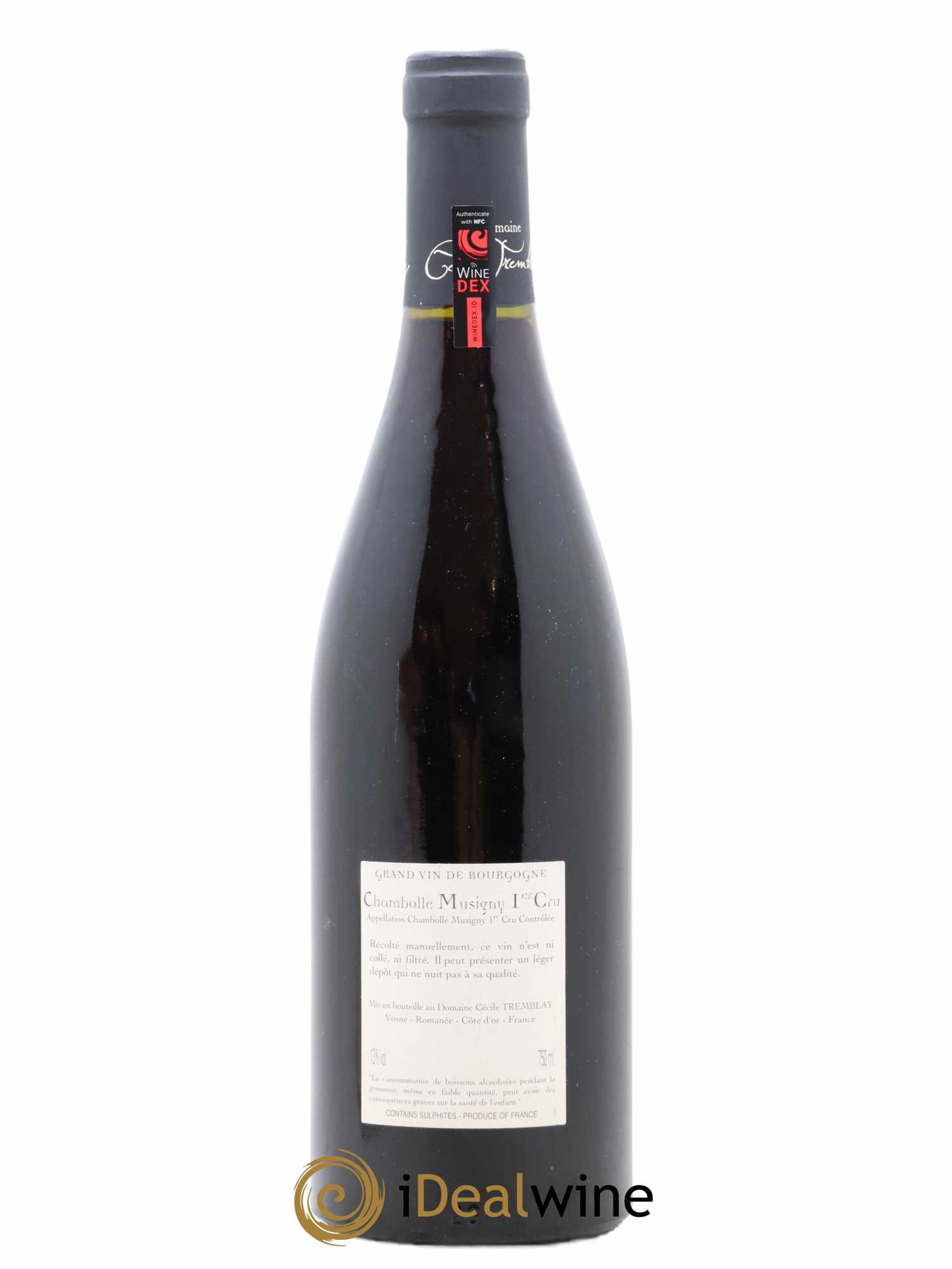 Chambolle-Musigny 1er Cru Les Feusselottes Cécile Tremblay 2009 - Lot de 1 bouteille - 1