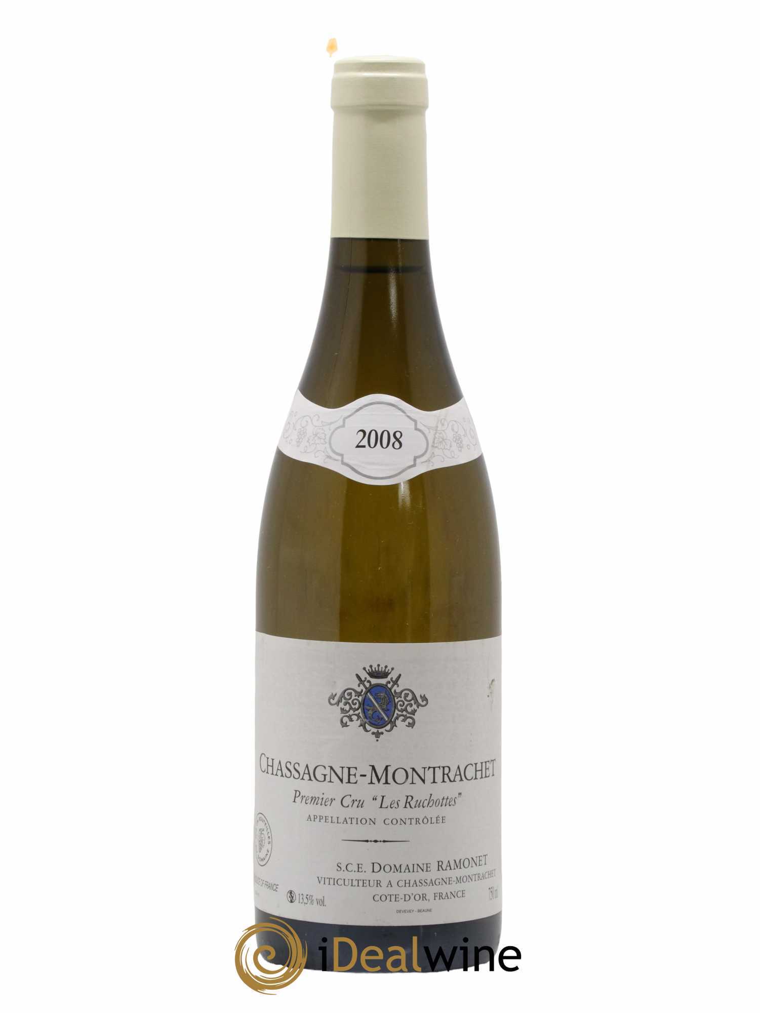 Chassagne-Montrachet 1er Cru Les Ruchottes Ramonet (Domaine) 2008 - Lot de 1 bouteille - 0