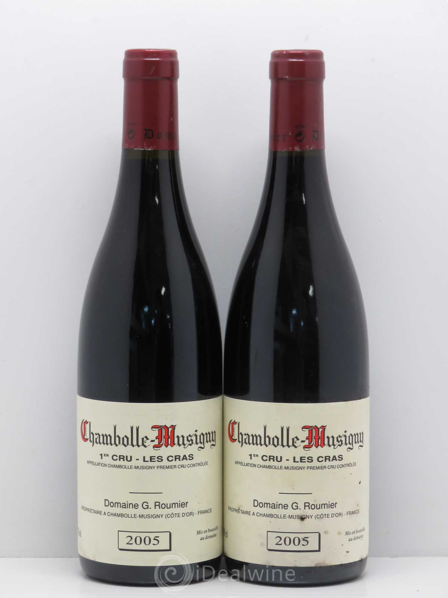 Chambolle-Musigny 1er Cru Les Cras Georges Roumier (Domaine) 2005 - Lot de 2 bouteilles - 0