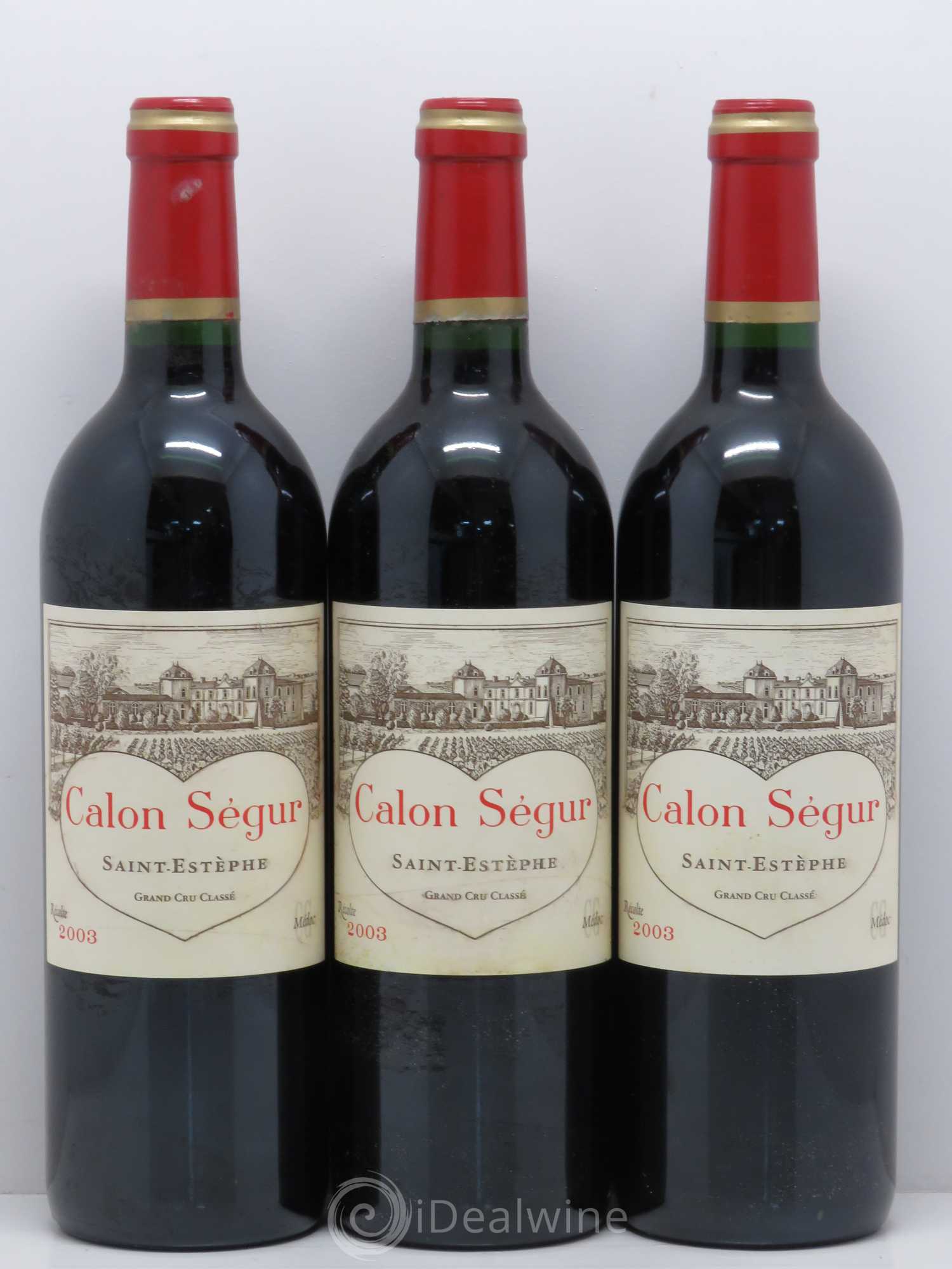 Château Calon Ségur 3ème Grand Cru Classé 2003 - Lot de 6 bouteilles - 2