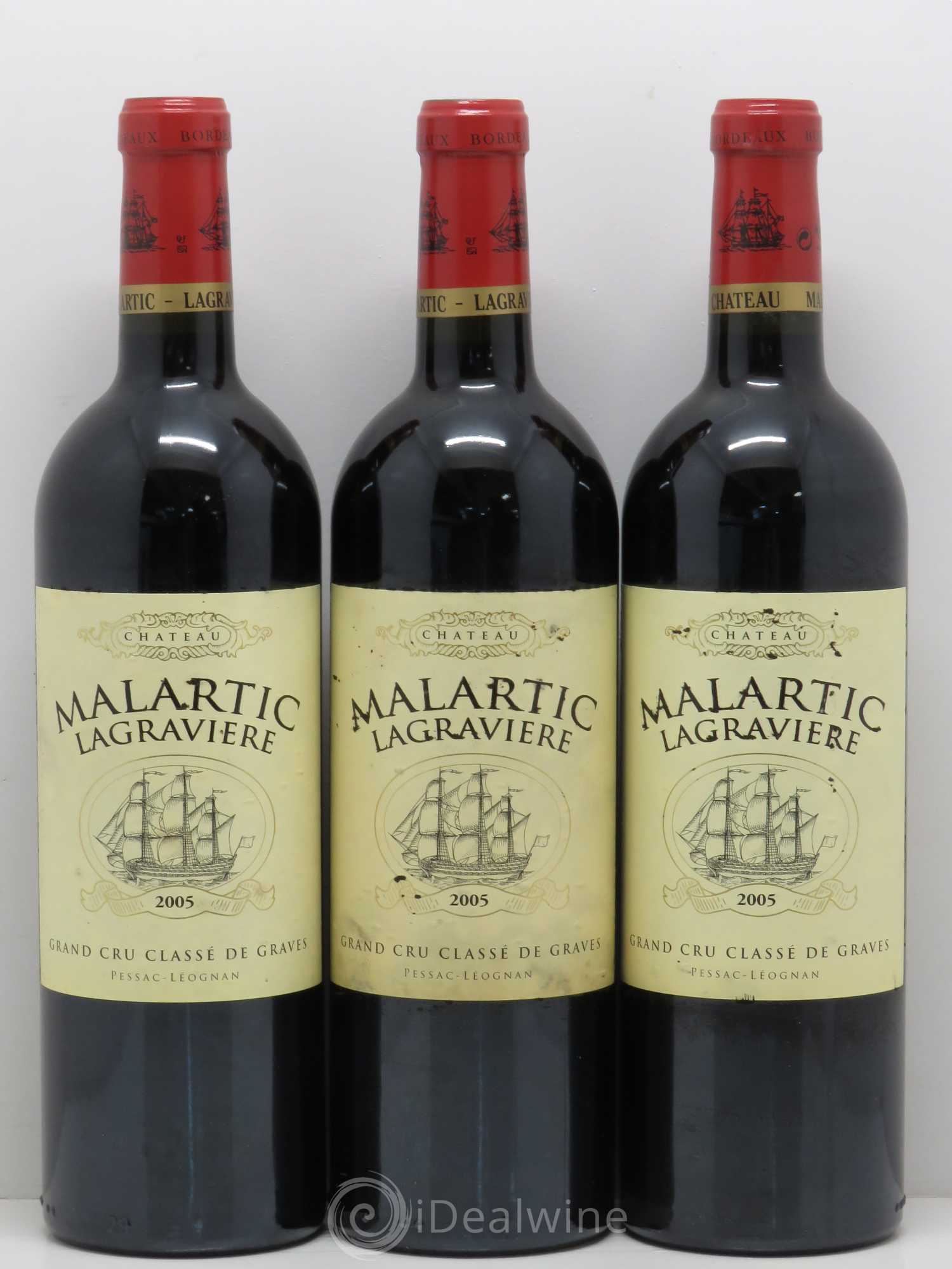 Château Malartic-Lagravière Cru Classé de Graves 2005 - Lot de 6 bouteilles - 2