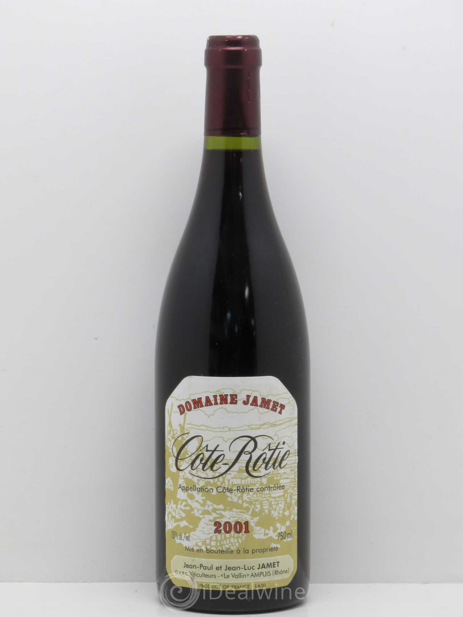 Côte-Rôtie Jamet (Domaine) 2001 - Lot de 1 bouteille - 0