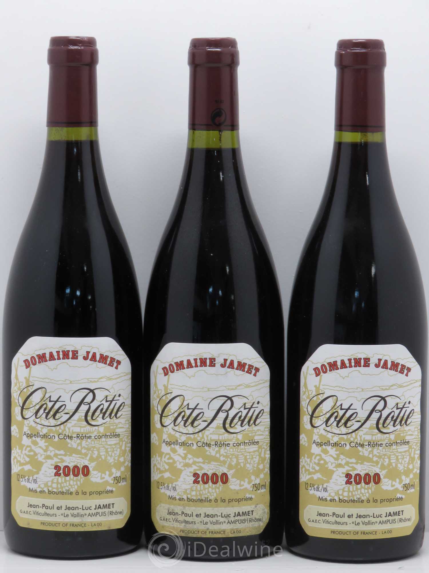 Côte-Rôtie Jamet (Domaine) 2000 - Lot de 3 bouteilles - 0