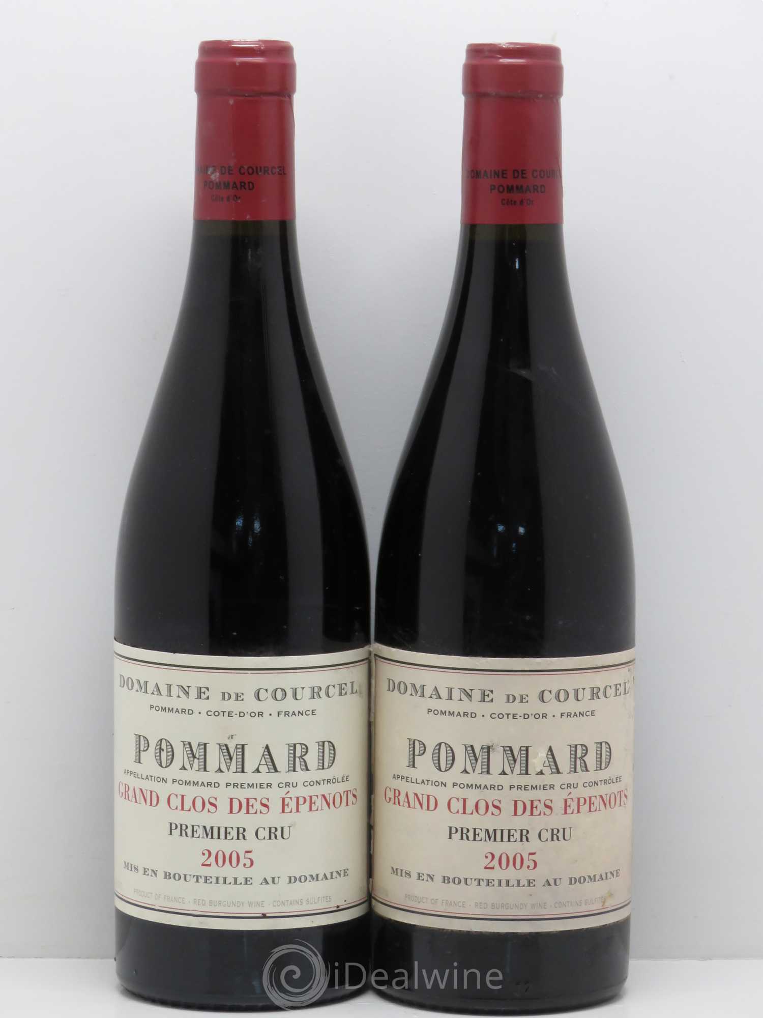 Pommard 1er Cru Grand Clos des Epenots de Courcel (Domaine) 2005 - Lot de 5 bouteilles - 2