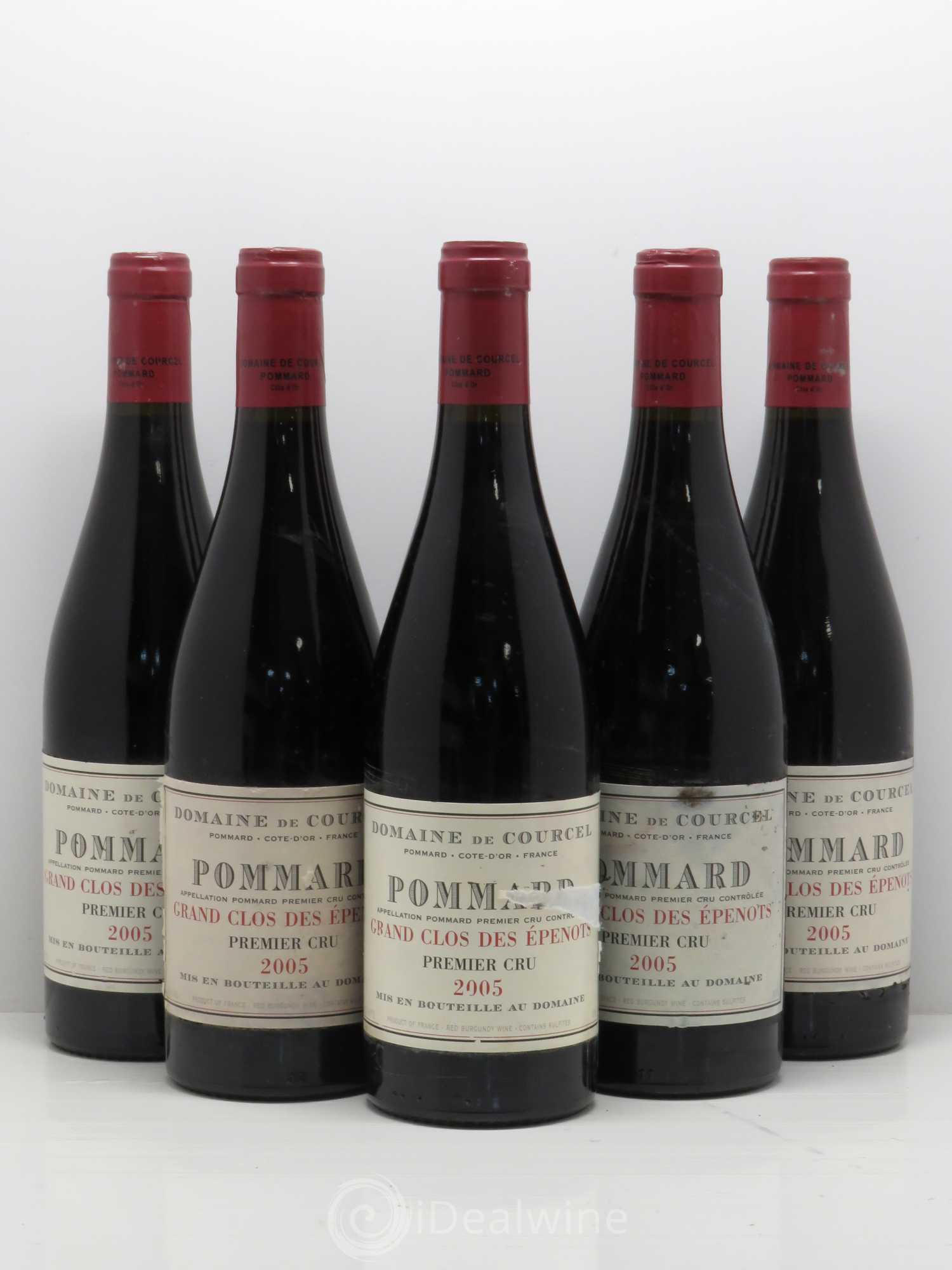 Pommard 1er Cru Grand Clos des Epenots de Courcel (Domaine) 2005 - Lot de 5 bouteilles - 0