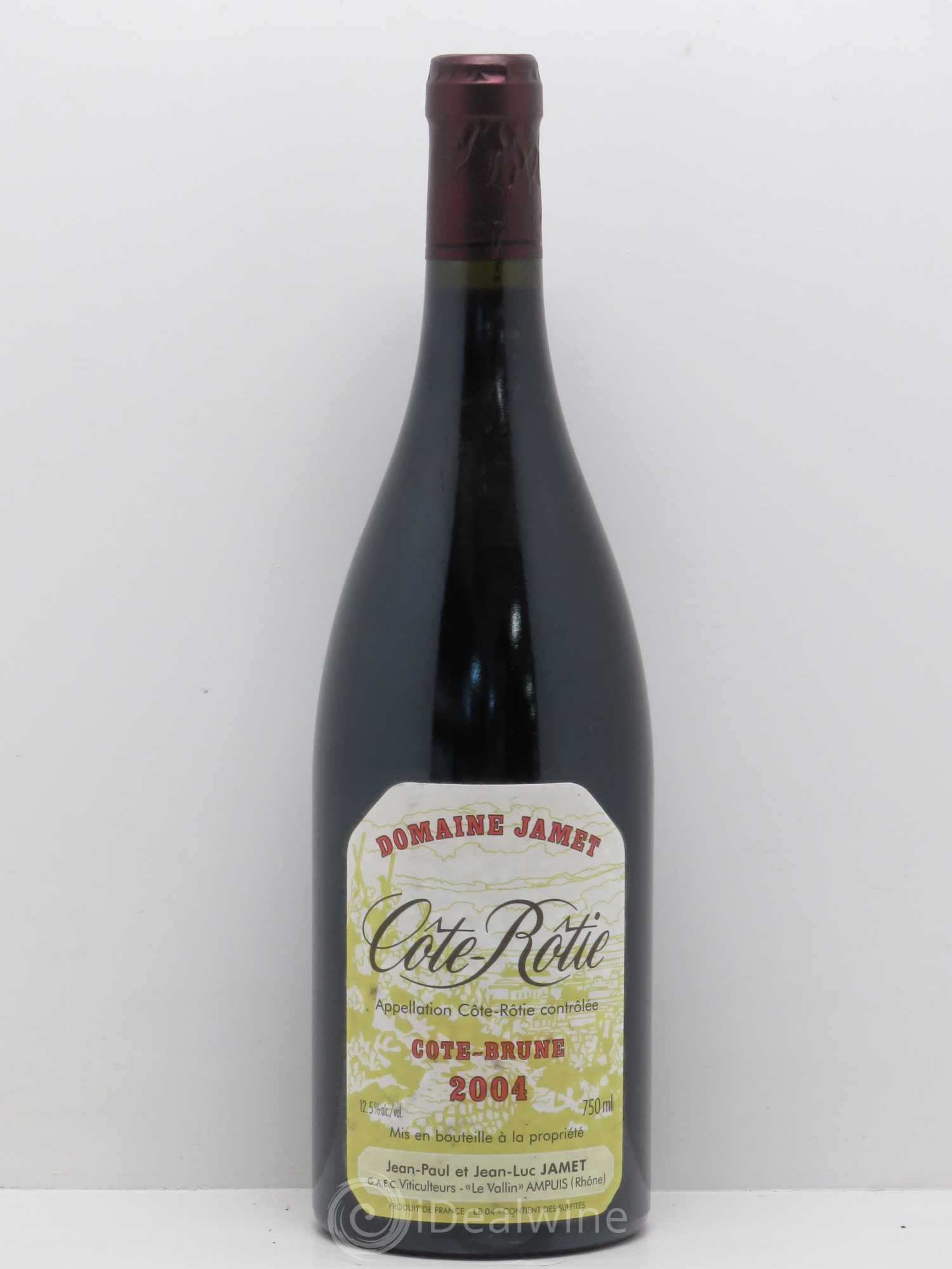 Côte-Rôtie Côte Brune Jamet (Domaine) 2004 - Lot de 1 bouteille - 0