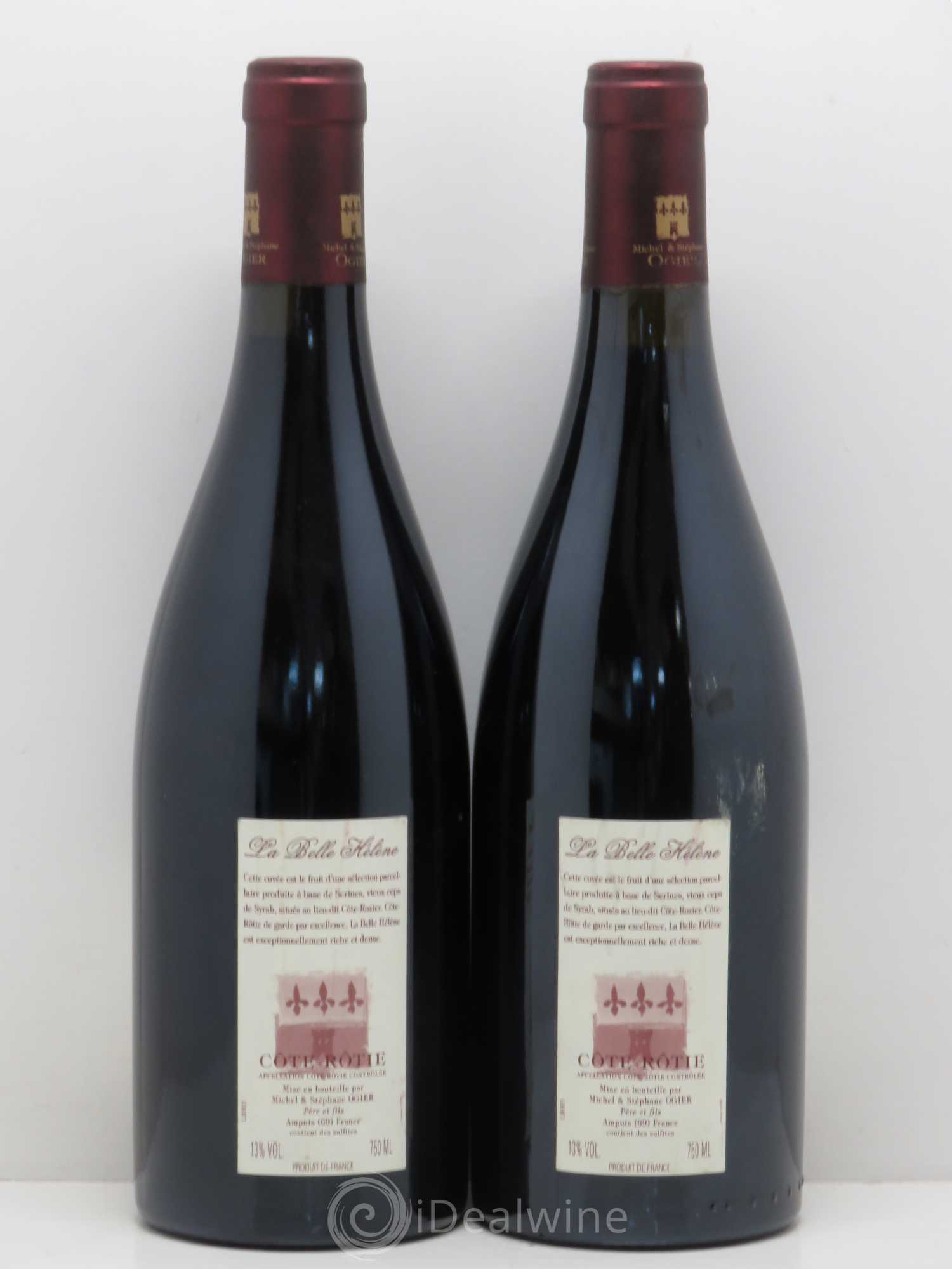 Côte-Rôtie La Belle Hélène Stéphane Ogier 2003 - Lot de 2 bouteilles - 1