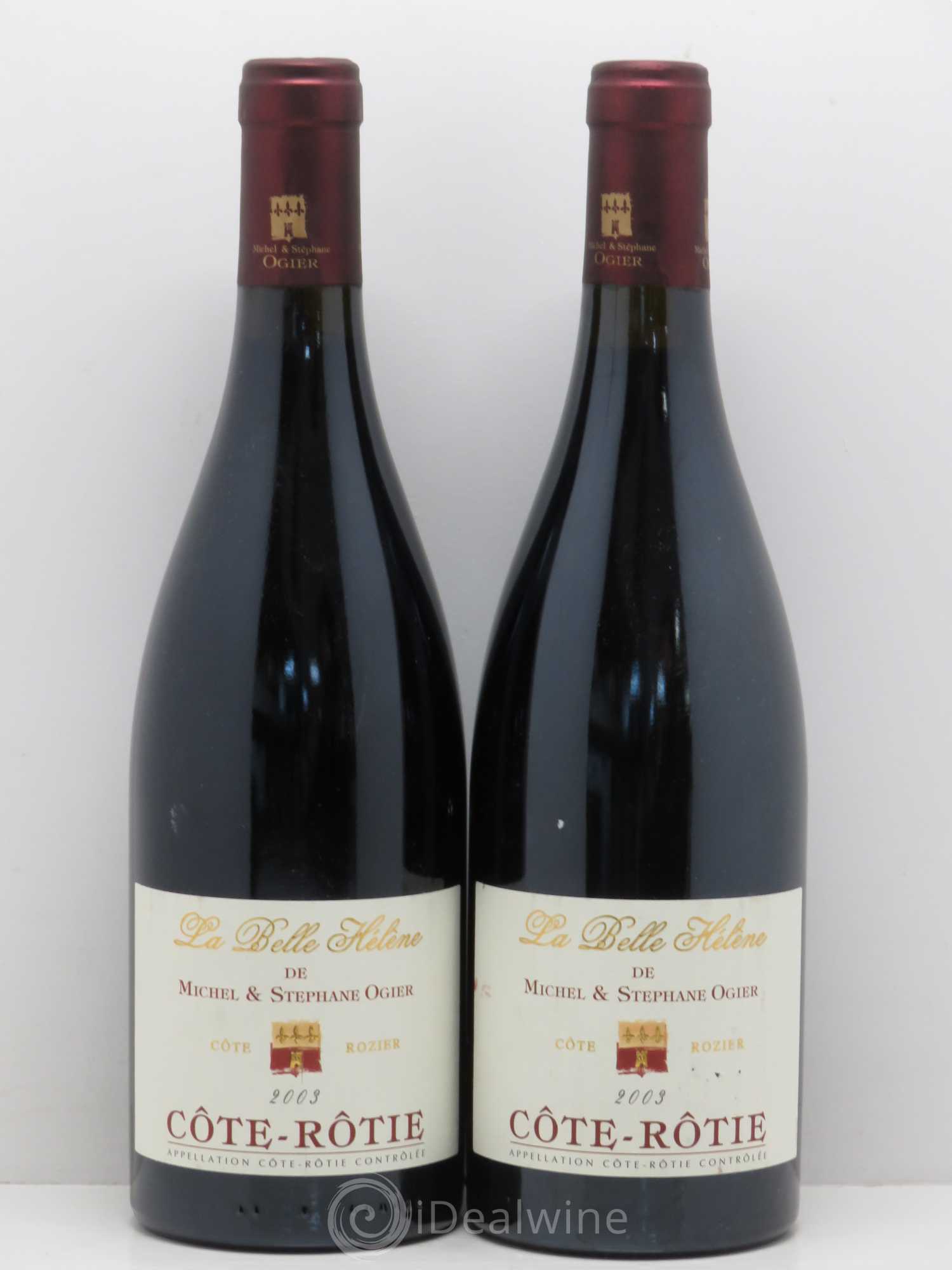 Côte-Rôtie La Belle Hélène Stéphane Ogier 2003 - Lot de 2 bouteilles - 0