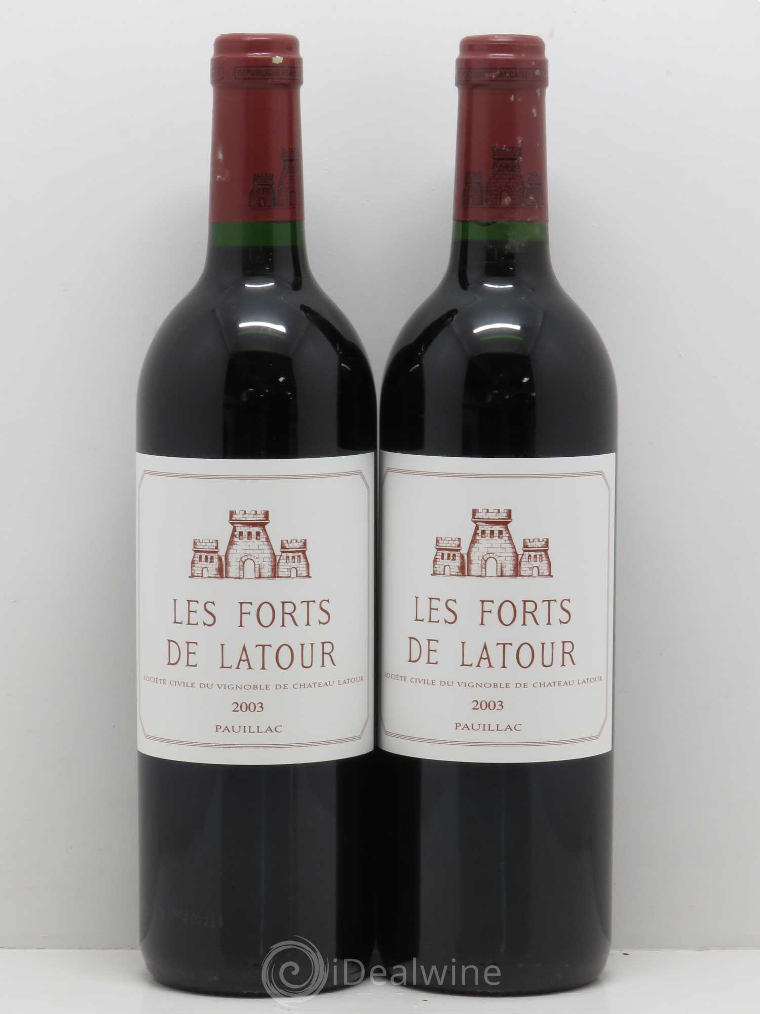 Les Forts de Latour Second Vin 2003 - Lot de 5 bouteilles - 2