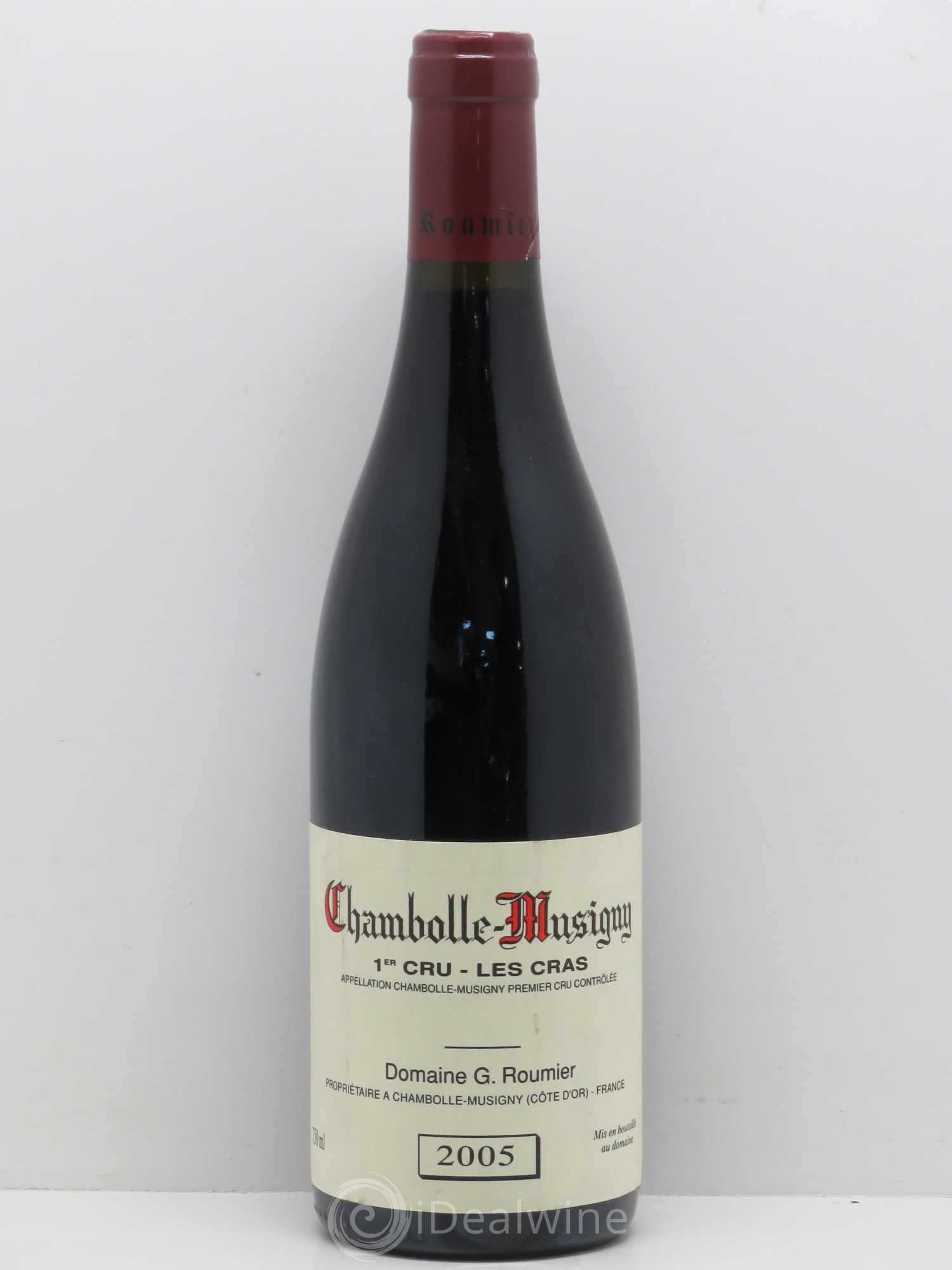 Chambolle-Musigny 1er Cru Les Cras Georges Roumier (Domaine) 2005 - Lot de 1 bouteille - 0