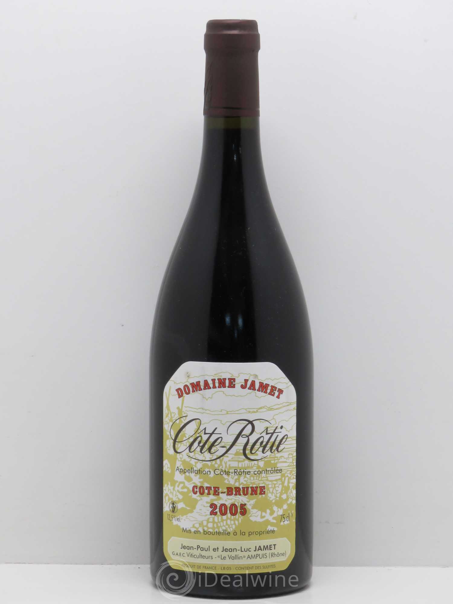 Côte-Rôtie Côte Brune Jamet (Domaine) 2005 - Lot de 1 bouteille - 0