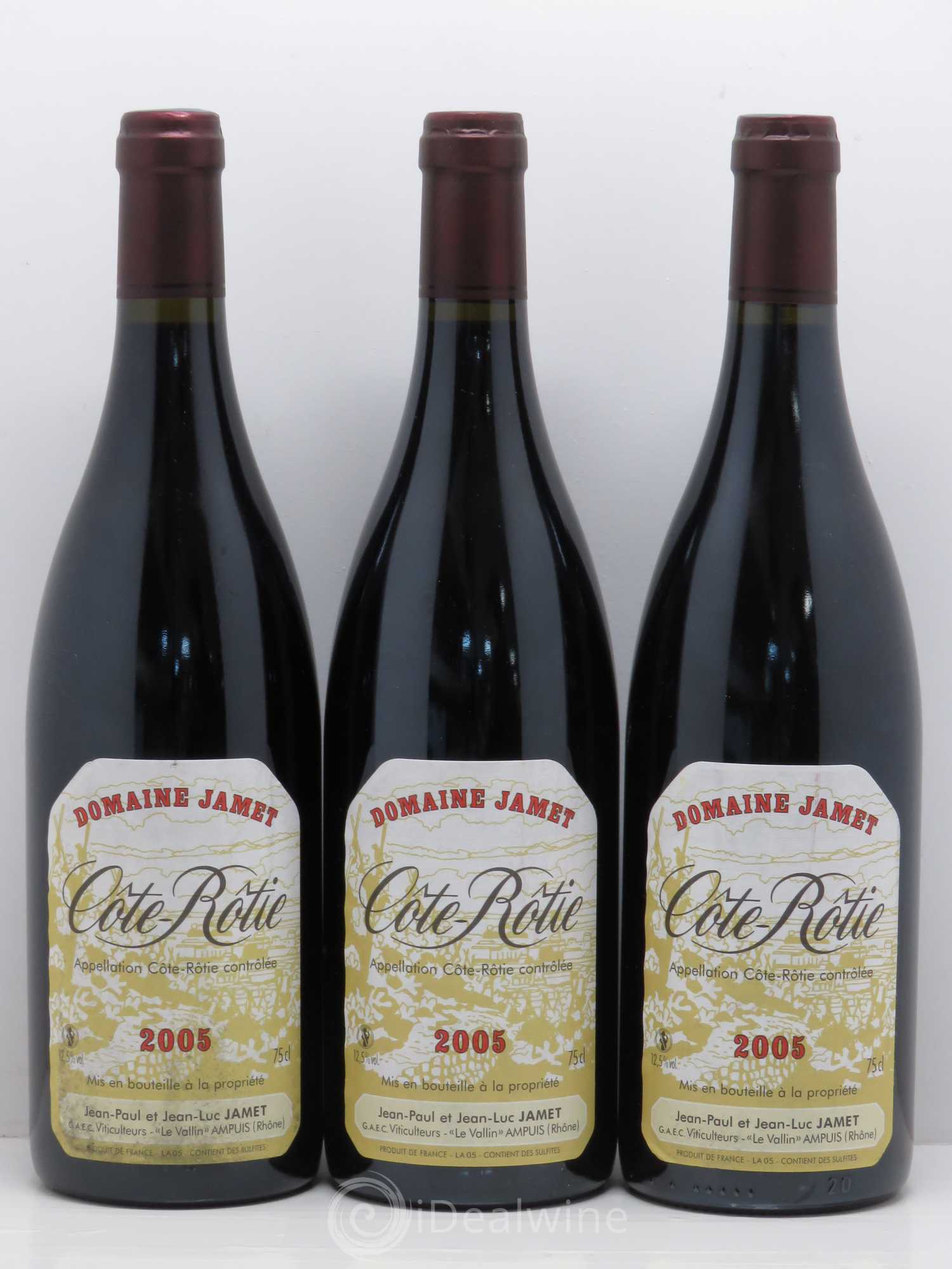 Côte-Rôtie Jamet (Domaine) 2005 - Lot de 3 bouteilles - 0