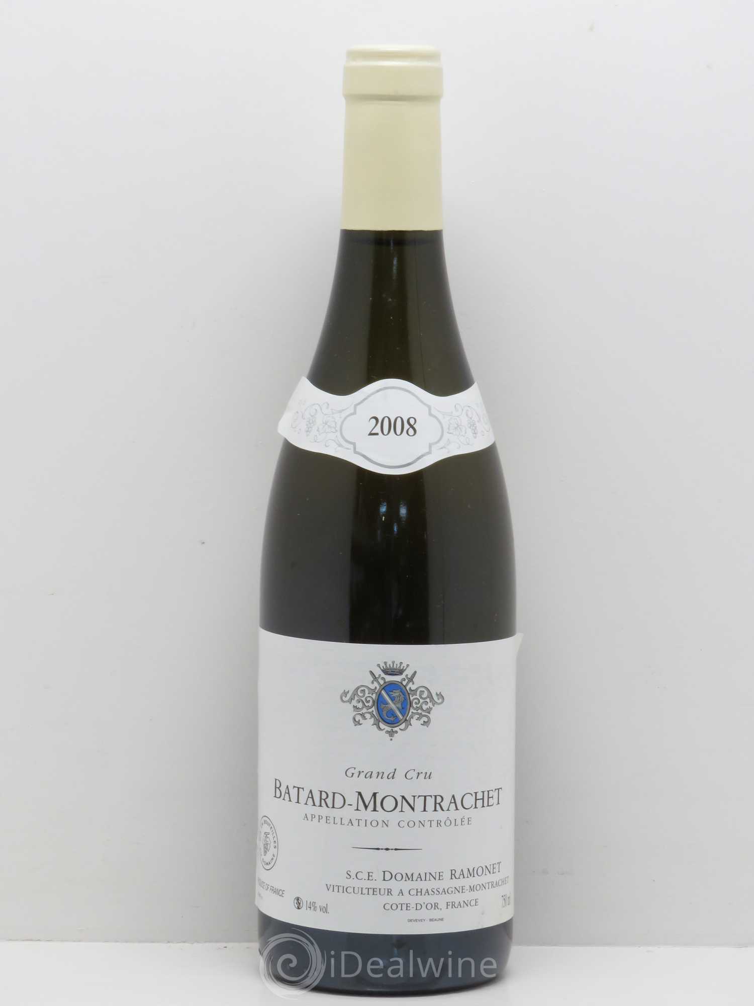 Bâtard-Montrachet Grand Cru Ramonet (Domaine) 2008 - Lot de 1 bouteille - 0