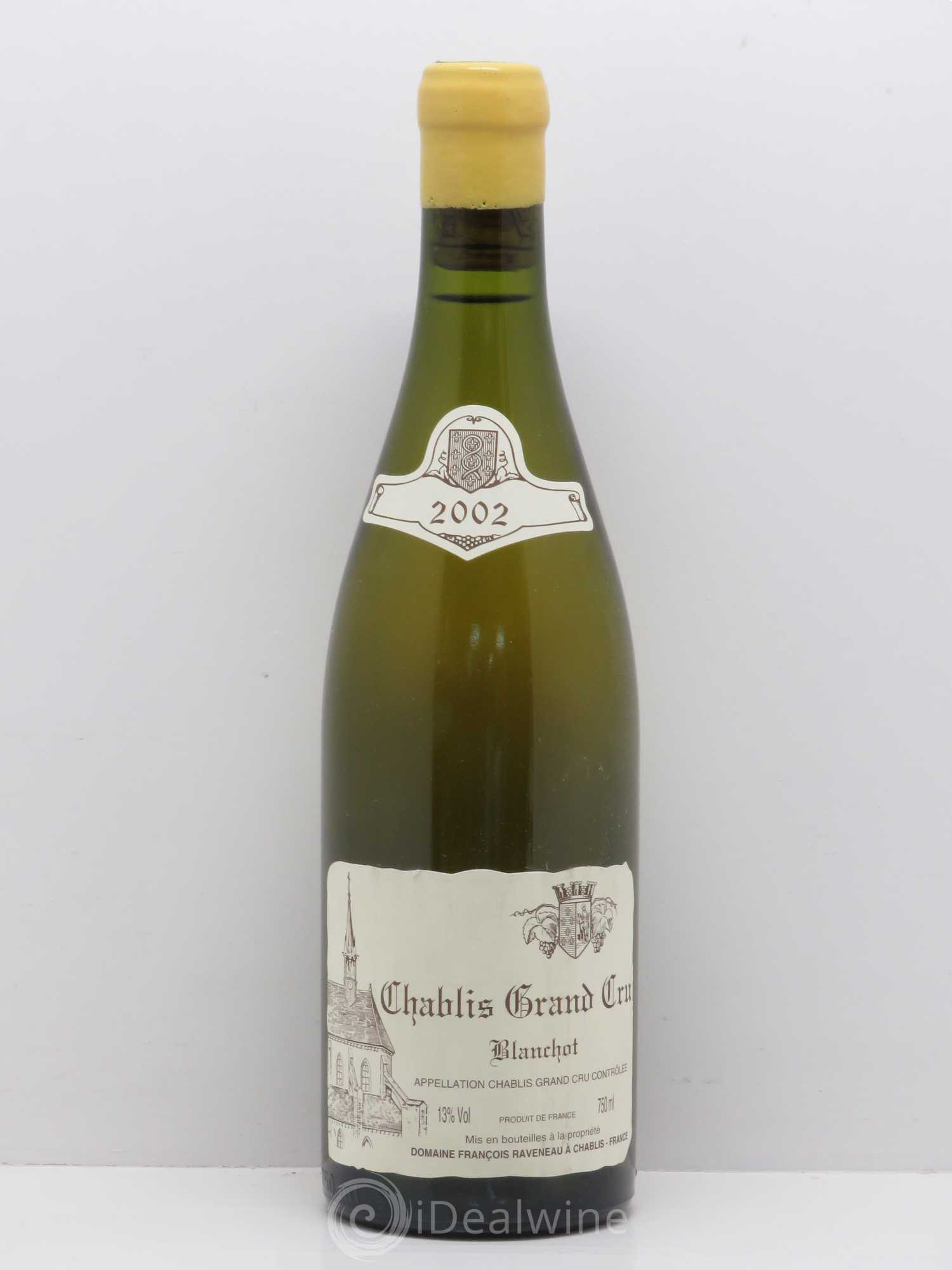 Chablis Grand Cru Blanchot Raveneau (Domaine) 2002 - Lot de 1 bouteille - 0