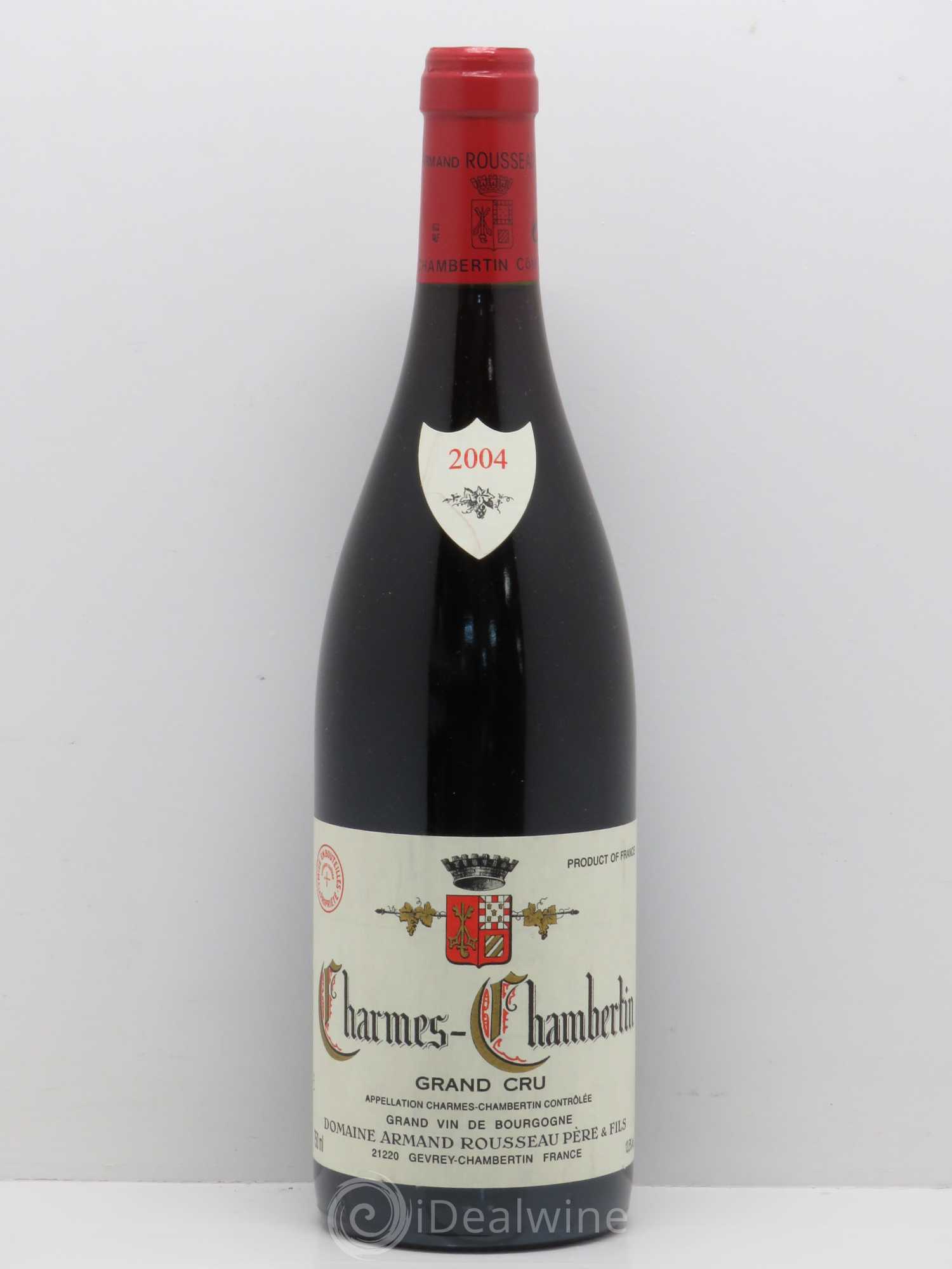 Charmes-Chambertin Grand Cru Armand Rousseau (Domaine) 2004 - Lot de 1 bouteille - 0