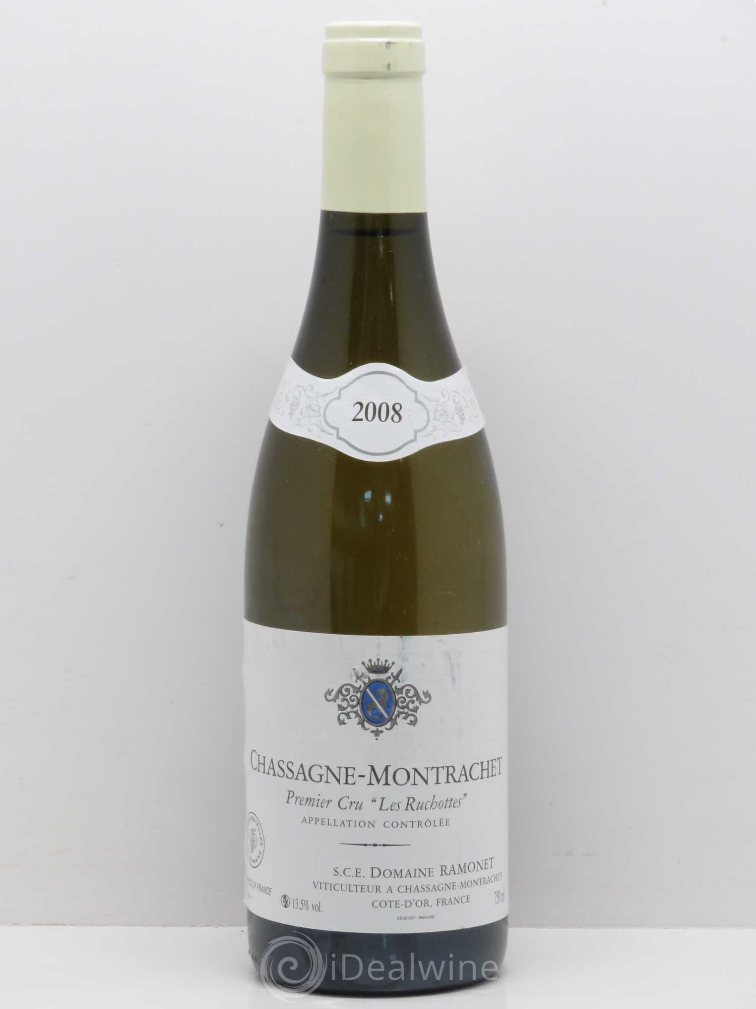 Chassagne-Montrachet 1er Cru Les Ruchottes Ramonet (Domaine) 2008 - Lot de 1 bouteille - 0