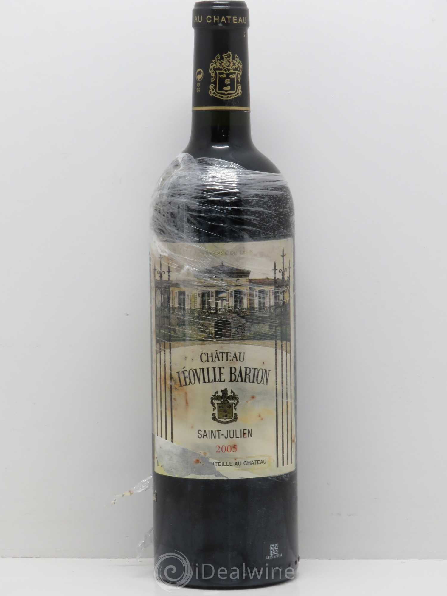 Château Léoville Barton 2ème Grand Cru Classé 2005 - Lot de 1 bouteille - 0