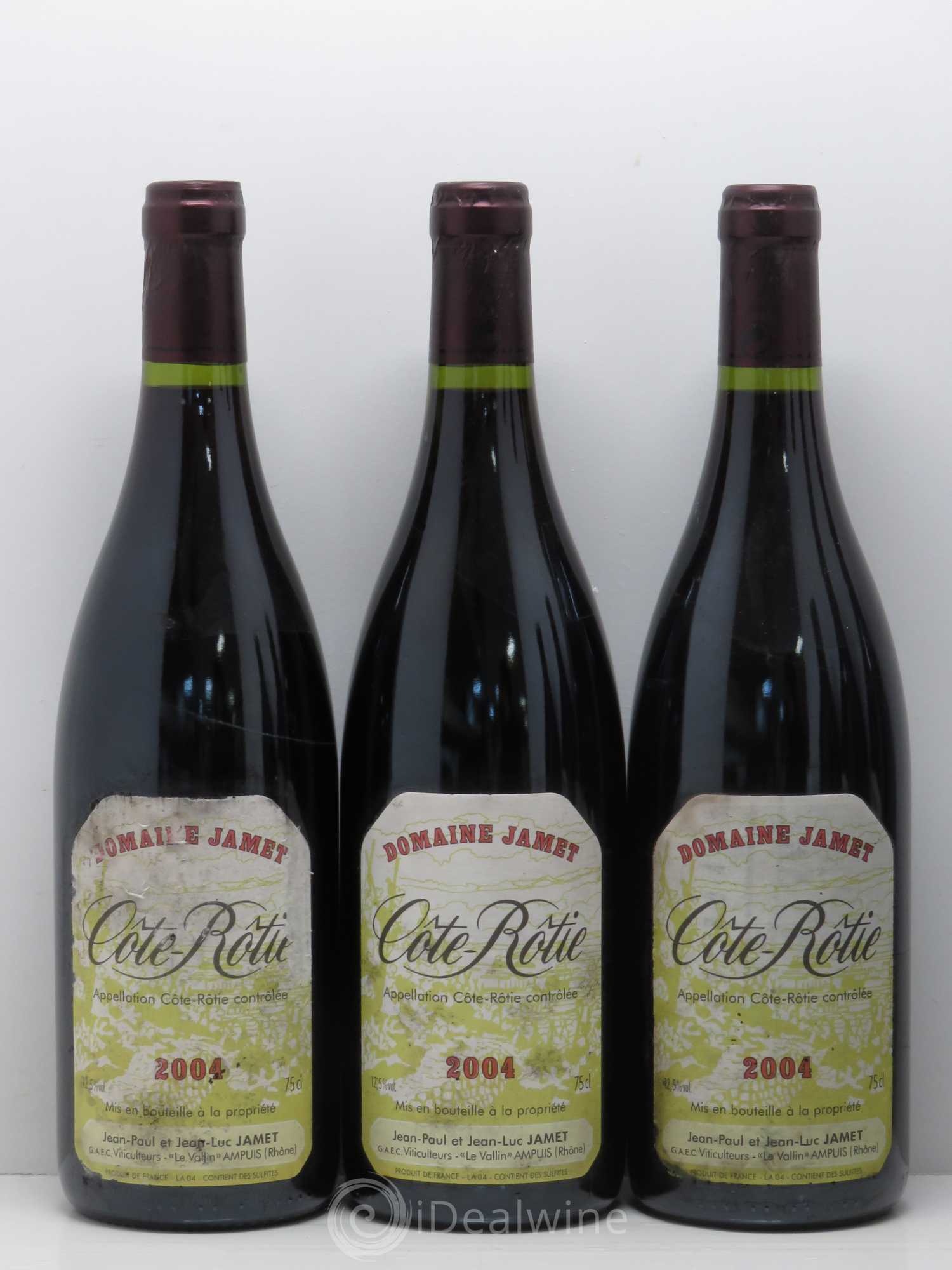 Côte-Rôtie Jamet (Domaine) 2004 - Lot de 6 bouteilles - 1