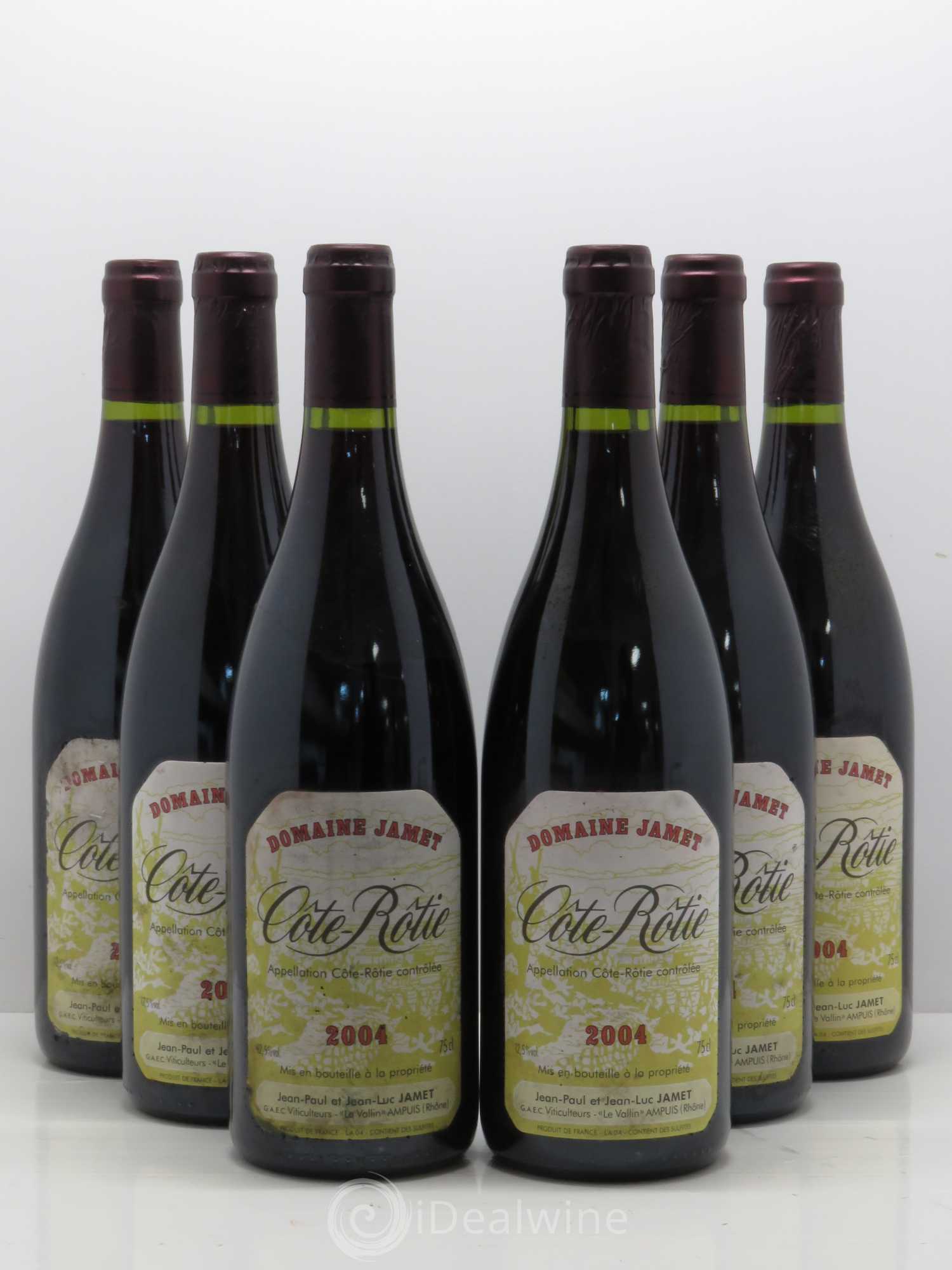 Côte-Rôtie Jamet (Domaine) 2004 - Lot de 6 bouteilles - 0