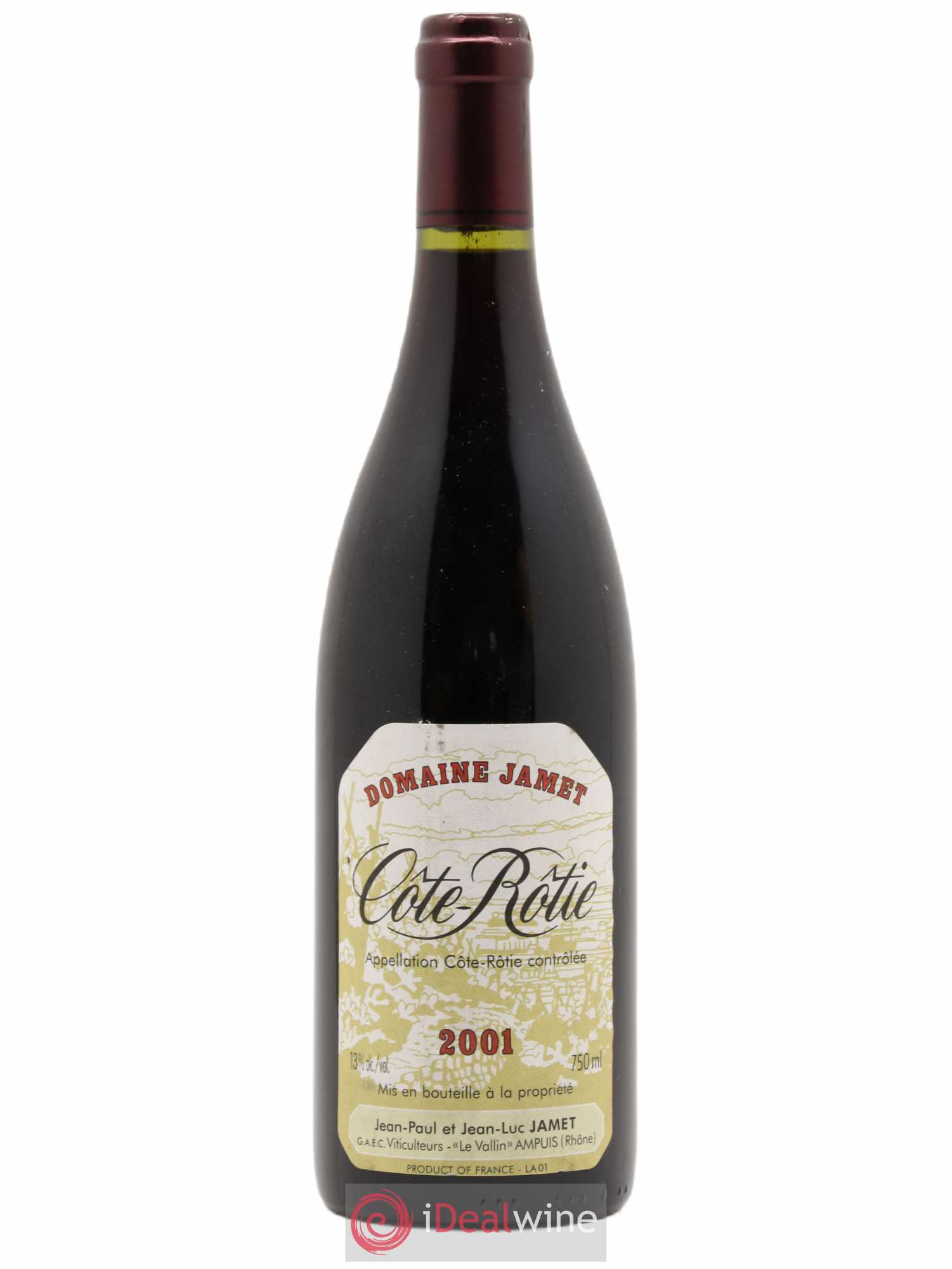 Côte-Rôtie Jamet (Domaine) 2001 - Lot de 1 bouteille - 0