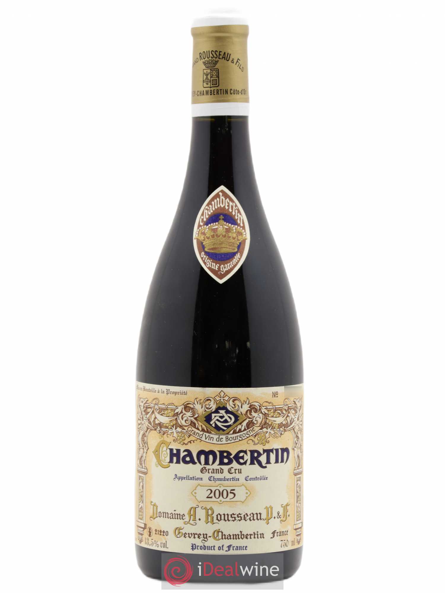 Chambertin Grand Cru Armand Rousseau (Domaine) 2005 - Posten von 1 Flasche - 0