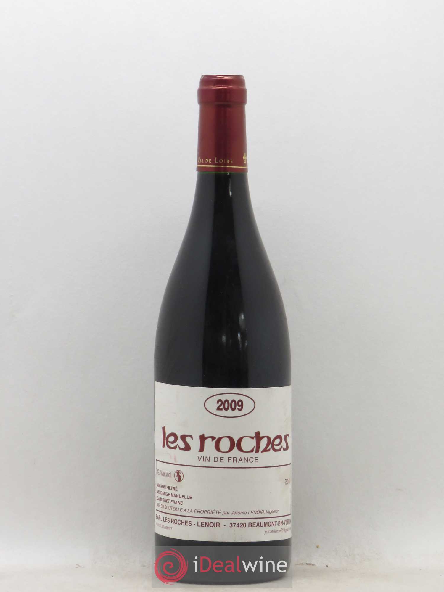 Vin de France Les Roches Lenoir (Domaine) 2009 - Lot de 1 bouteille - 0