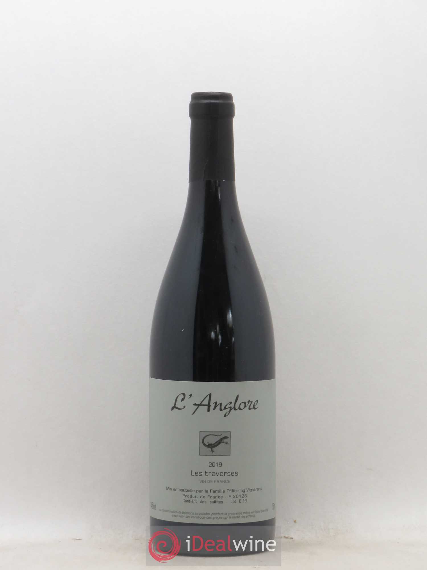 Vin de France Les Traverses L'Anglore 2019 - Lot de 1 bouteille - 0