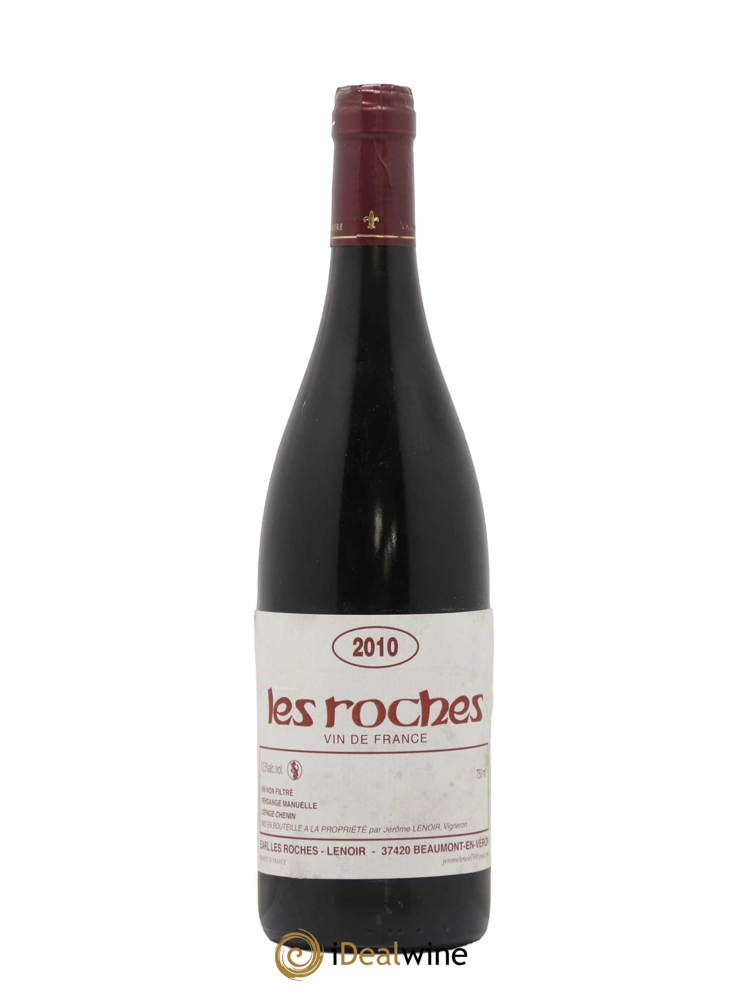 Vin de France Les Roches Lenoir (Domaine) 2010 - Lot de 1 bouteille - 0