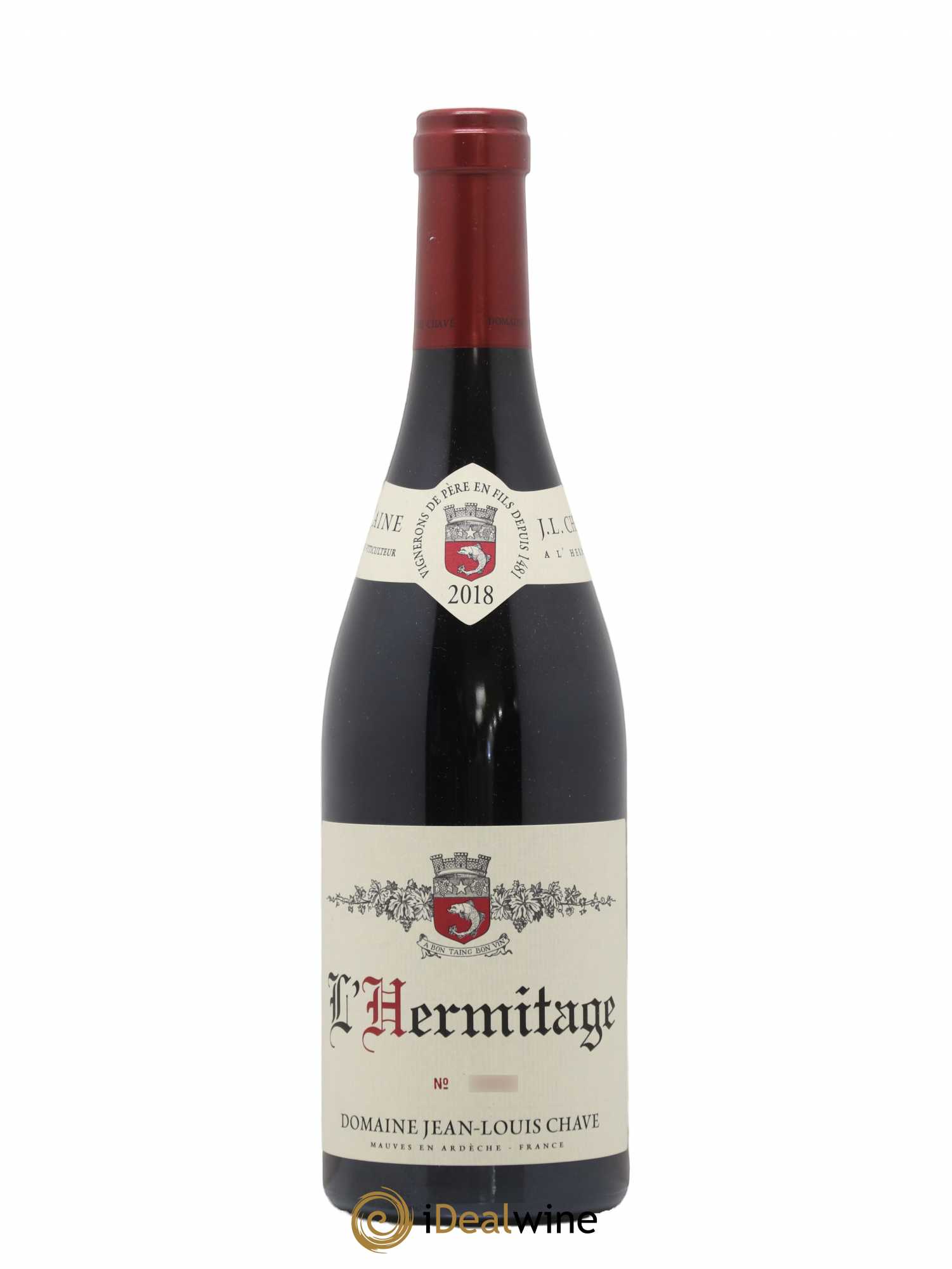 Hermitage Jean-Louis Chave 2018 - Lot de 1 bouteille - 0