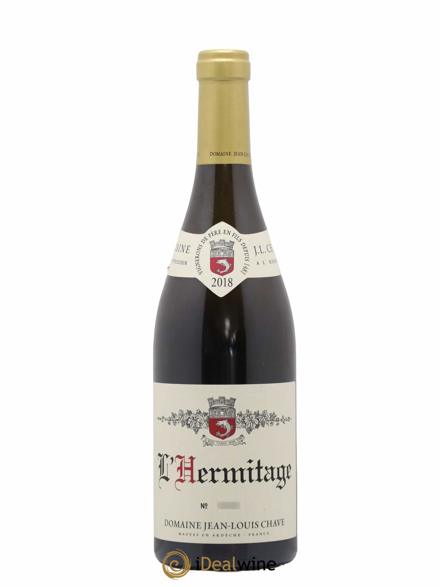 Hermitage Jean-Louis Chave 2018 - Lot de 1 bouteille - 0