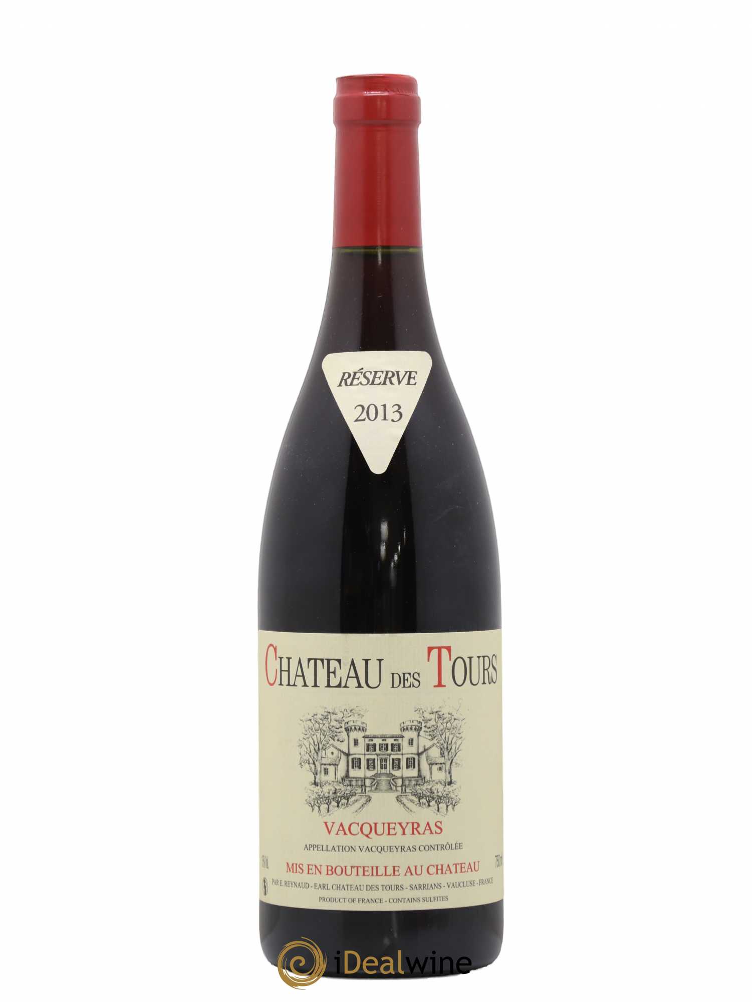 Vacqueyras Château des Tours Emmanuel Reynaud 2013 - Lot de 1 bouteille - 0