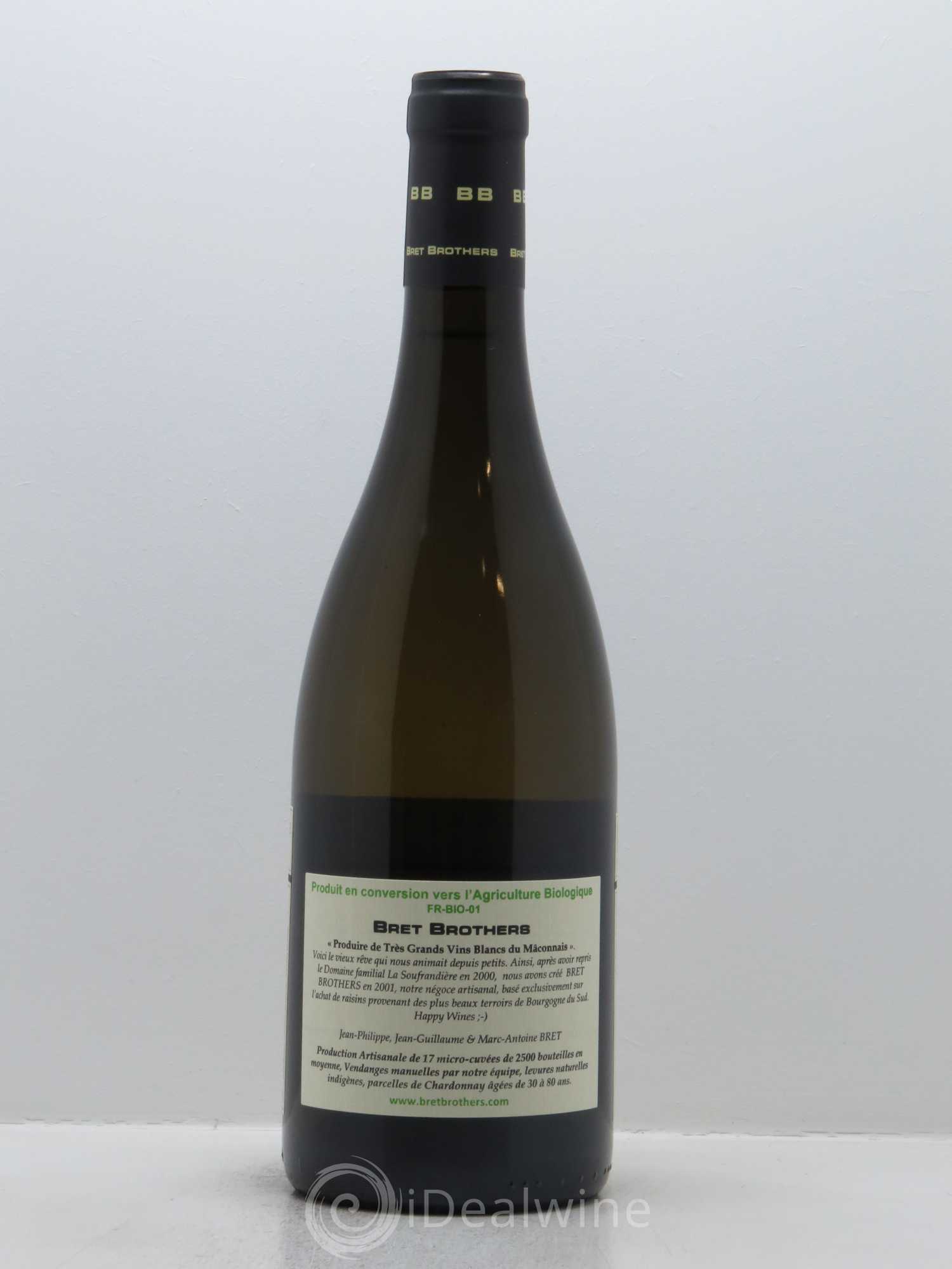 Mâcon-Chardonnay Les Crays Bret Brothers 2016 - Lot de 1 bouteille - 2