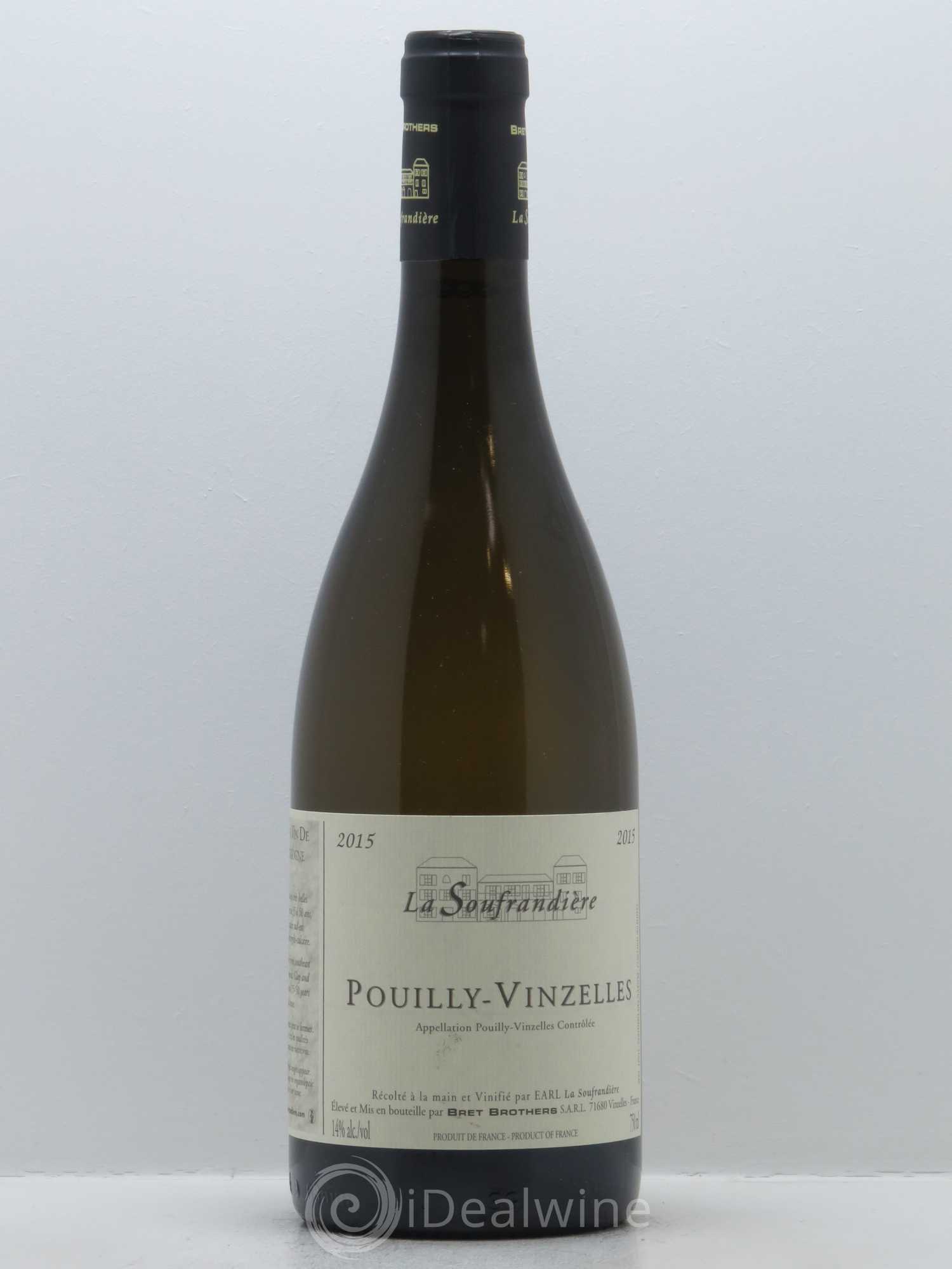 Pouilly-Vinzelles La Soufrandière - Bret Brothers 2015 - Posten von 1 Flasche - 0