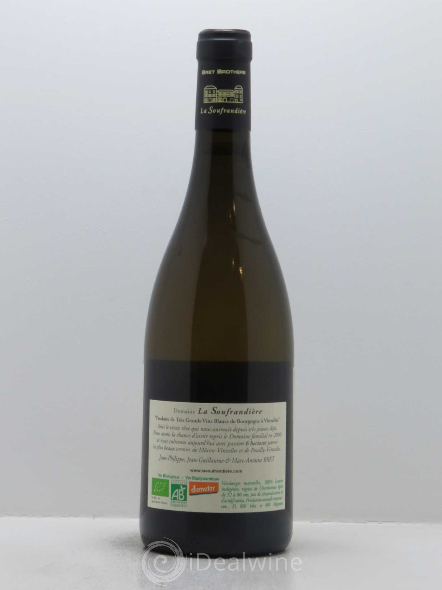 Pouilly-Vinzelles La Soufrandière - Bret Brothers 2016 - Lot de 1 bouteille - 2