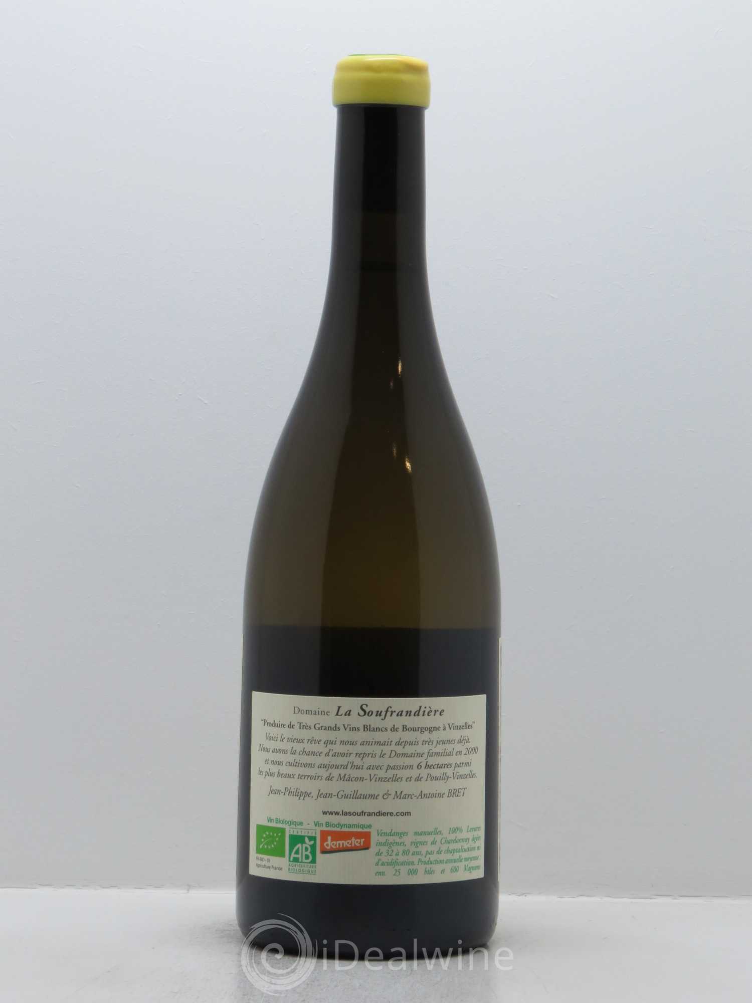 Pouilly-Vinzelles Les Quarts La Soufrandière - Bret Brothers 2016 - Lot de 1 bouteille - 2