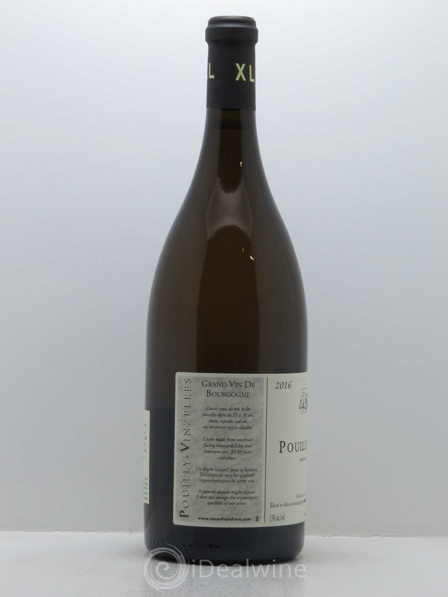 Pouilly-Vinzelles La Soufrandière - Bret Brothers 2016 - Lot de 1 magnum - 1