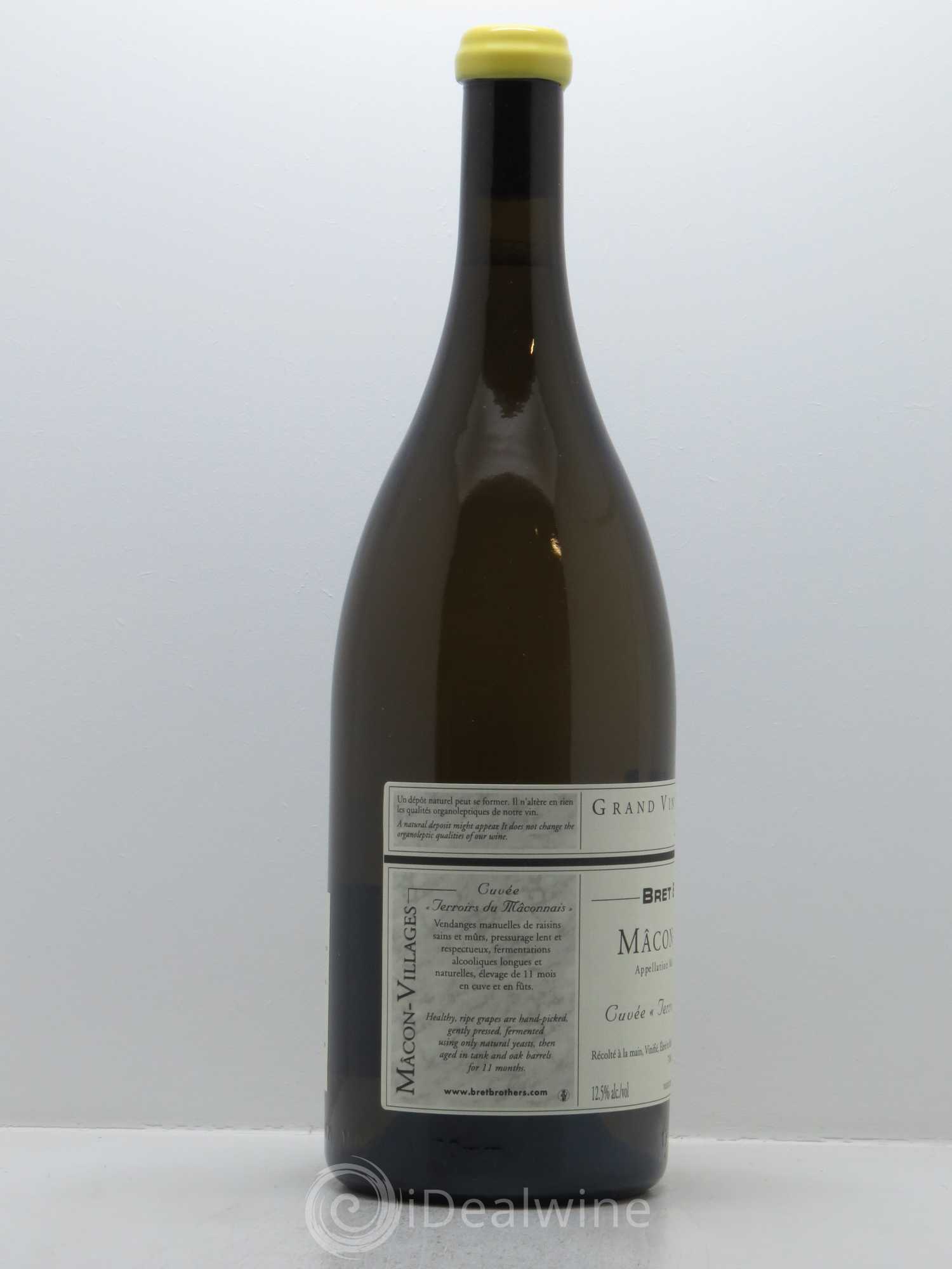 Mâcon Terroirs de Mâconnais Bret Brothers 2016 - Lot de 1 magnum - 1