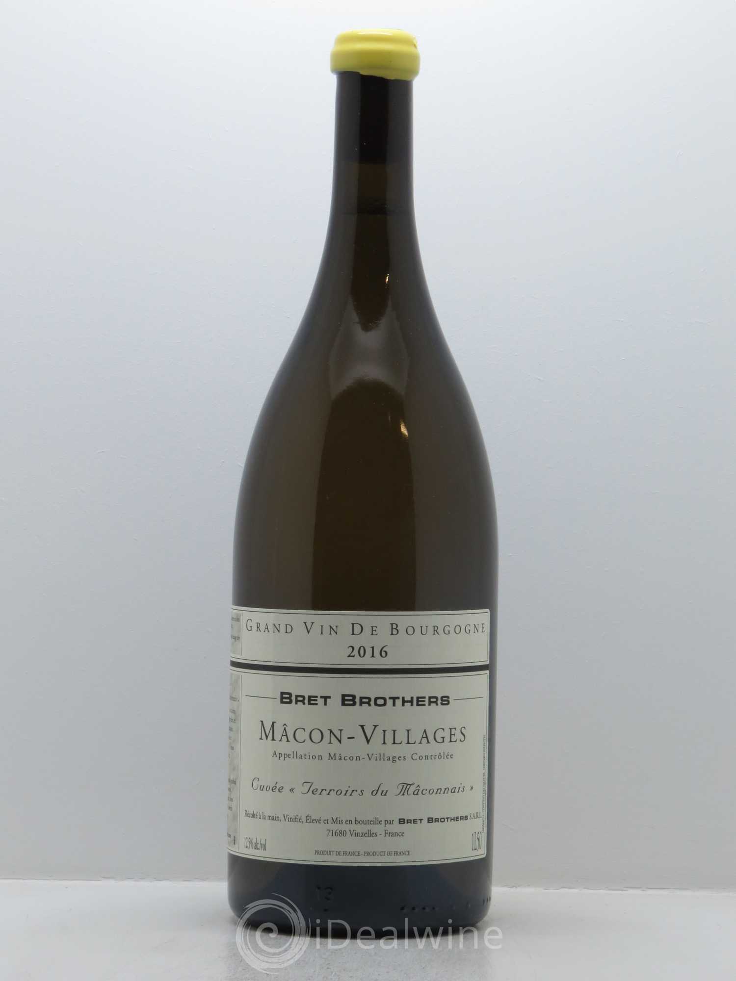Mâcon Terroirs de Mâconnais Bret Brothers 2016 - Lot de 1 magnum - 0