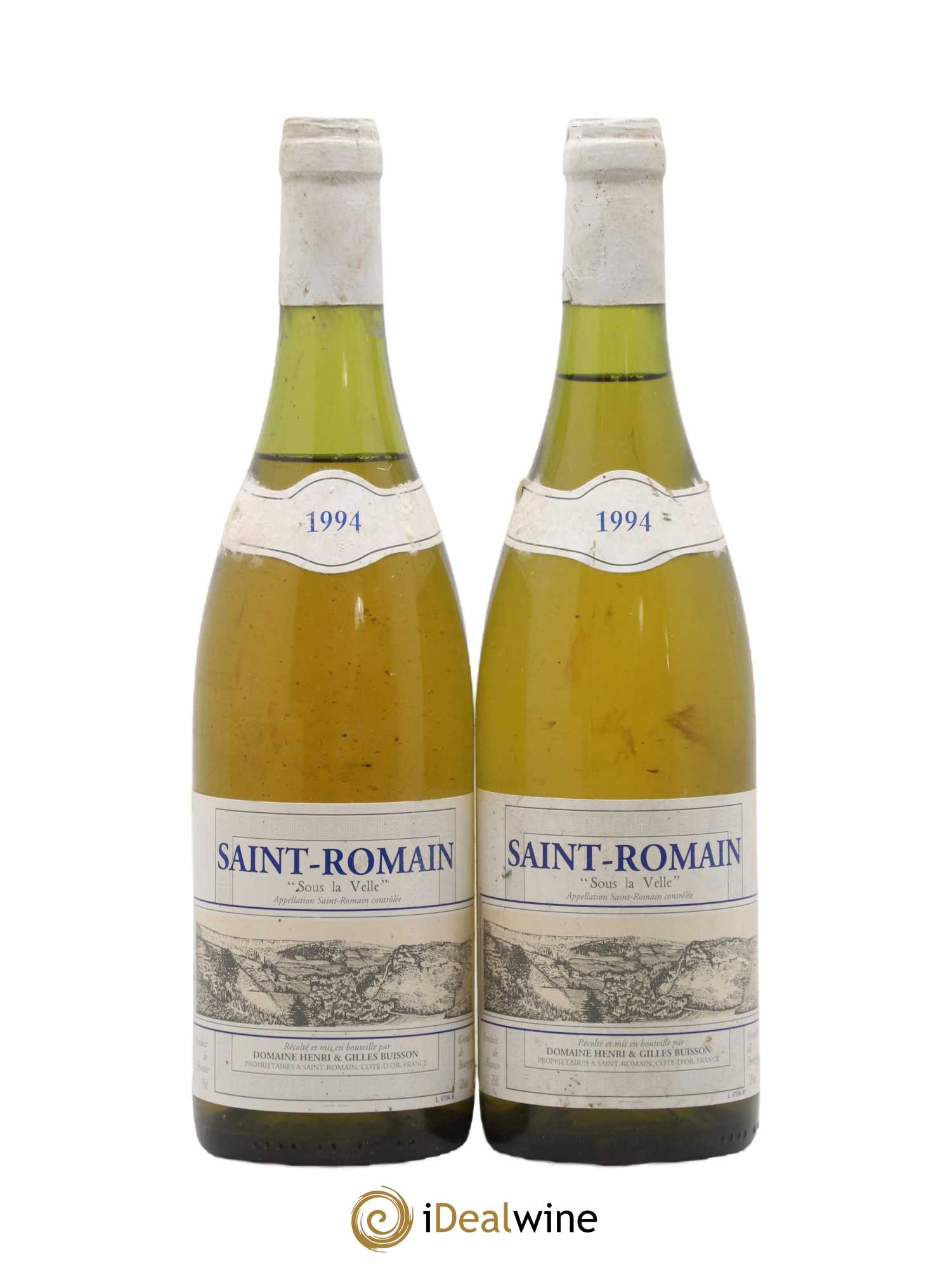 Saint-Romain Sous la Velle Henri et Gilles Buisson (Domaine) (sans prix de réserve) 1994 - Lot de 2 bouteilles - 0