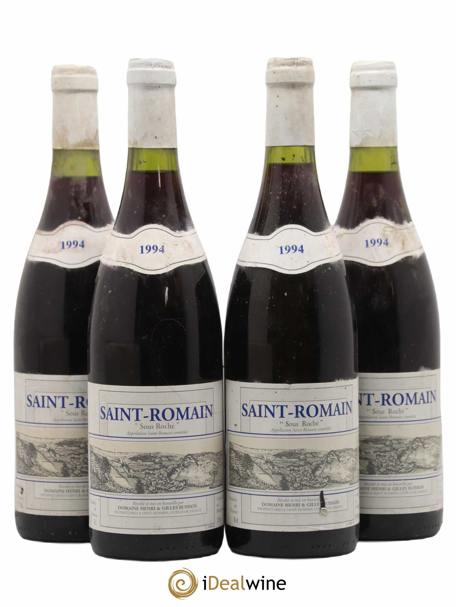 Saint-Romain Sous Roche Henri et Gilles Buisson (Domaine) (sans prix de réserve) 1994 - Lot de 4 bouteilles - 0